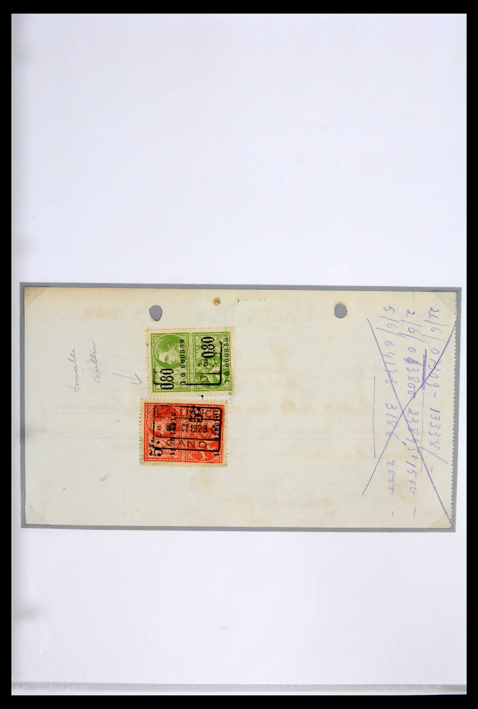 35177 0061 - Stamp collection 35177 België fiscaalzegels 1923-1966.