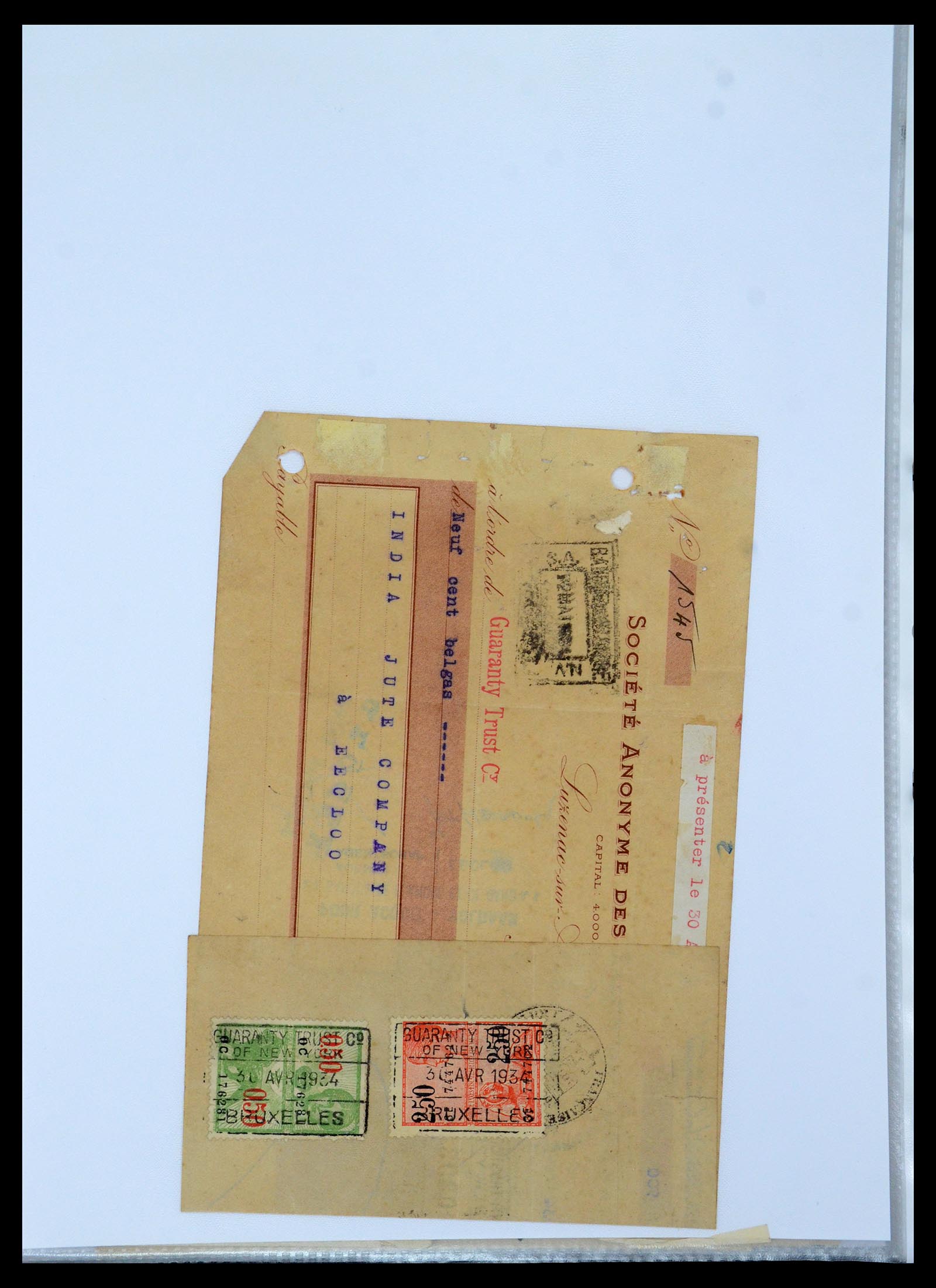 35177 1224 - Postzegelverzameling 35177 België fiscaalzegels 1923-1966.