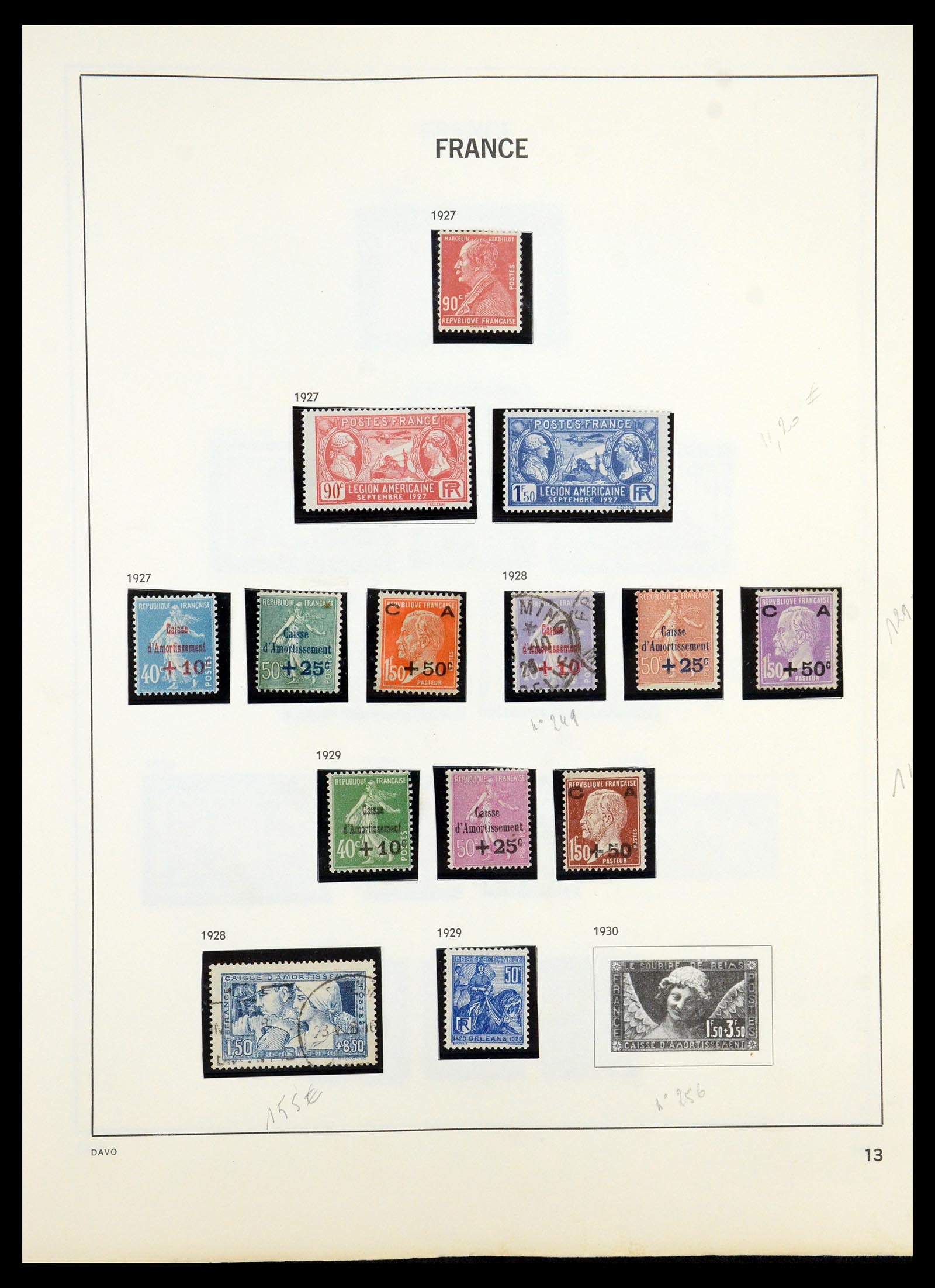 35184 013 - Postzegelverzameling 35184 Frankrijk 1849-1993.