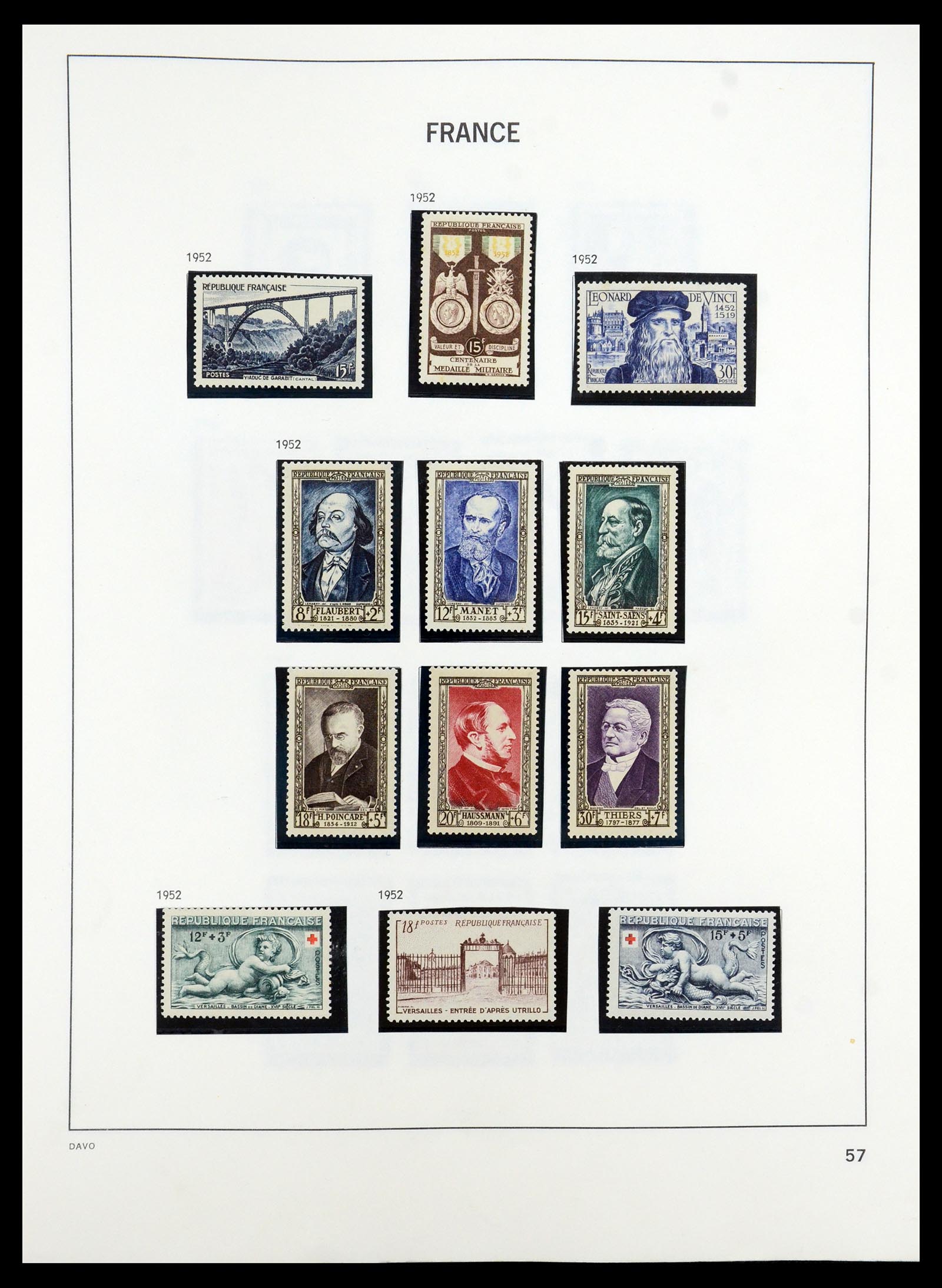 35184 058 - Stamp Collection 35184 France 1849-1993.