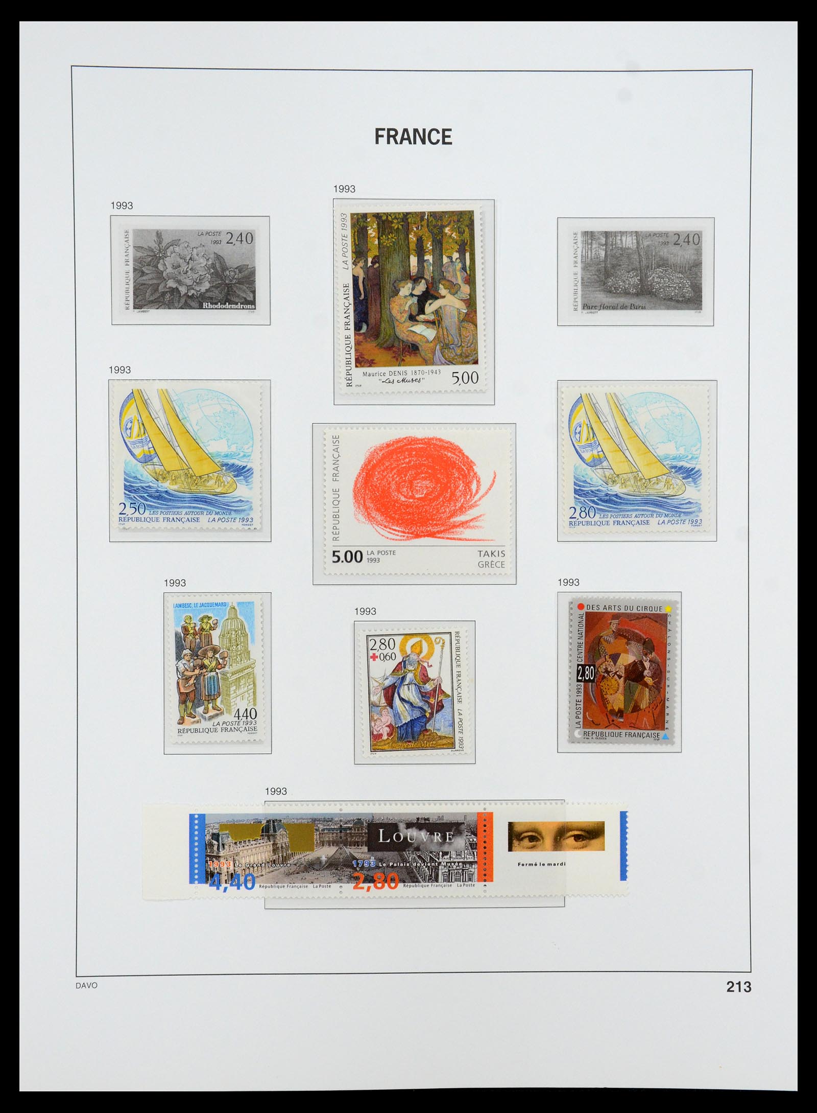 35184 223 - Postzegelverzameling 35184 Frankrijk 1849-1993.