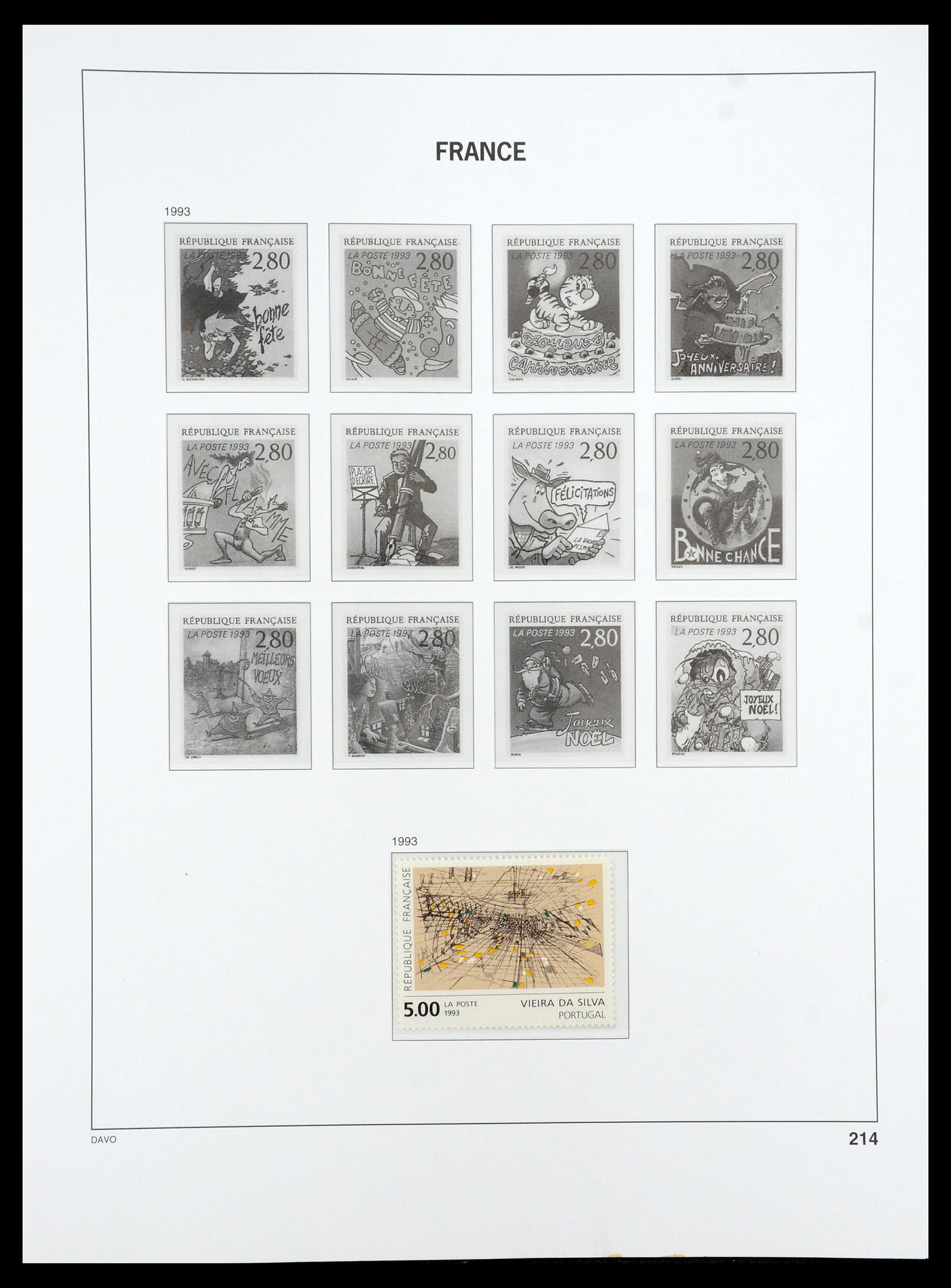 35184 224 - Postzegelverzameling 35184 Frankrijk 1849-1993.