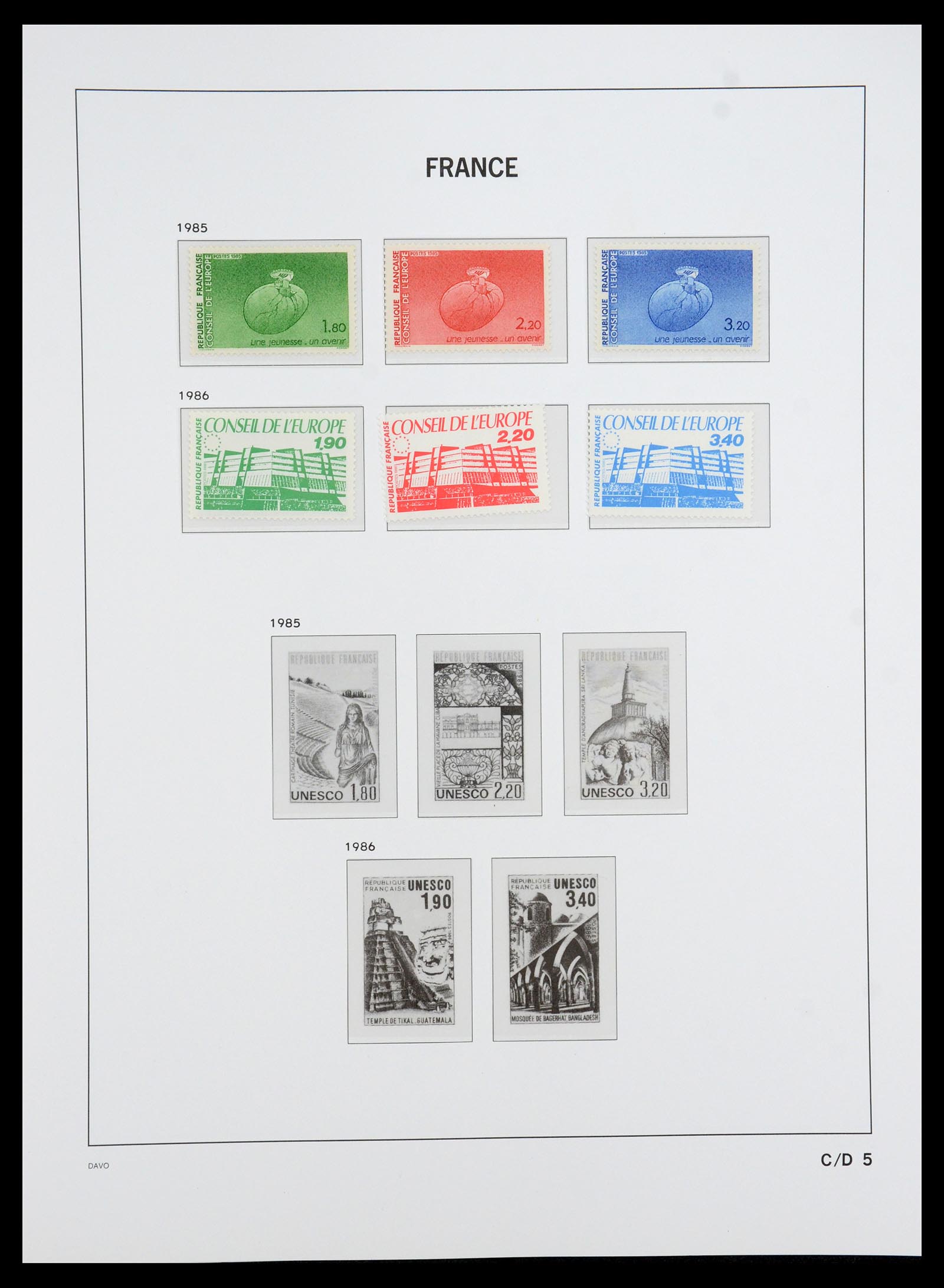 35184 231 - Postzegelverzameling 35184 Frankrijk 1849-1993.