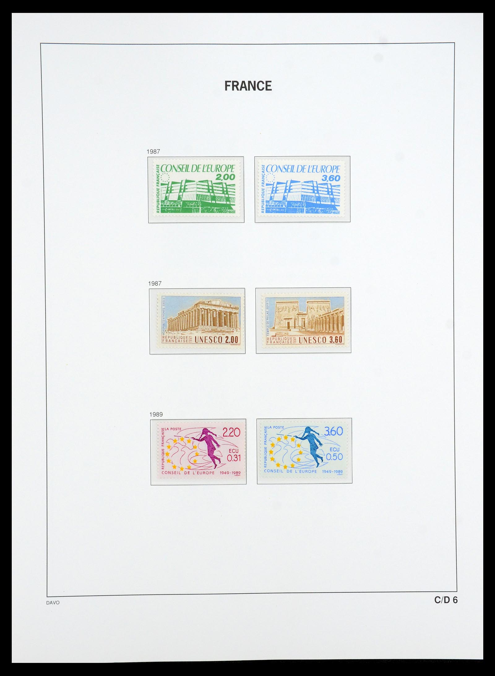 35184 232 - Postzegelverzameling 35184 Frankrijk 1849-1993.