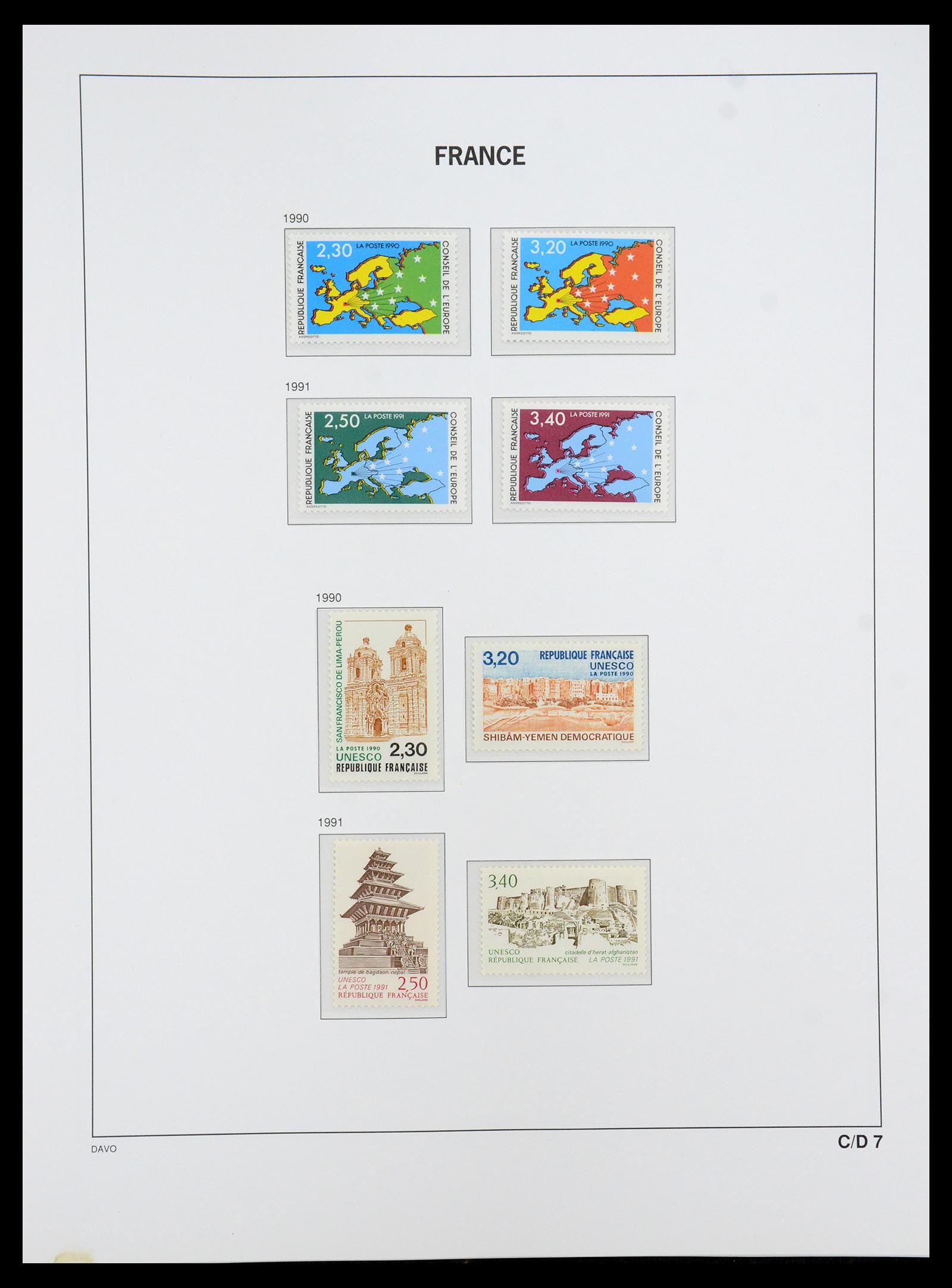 35184 233 - Postzegelverzameling 35184 Frankrijk 1849-1993.