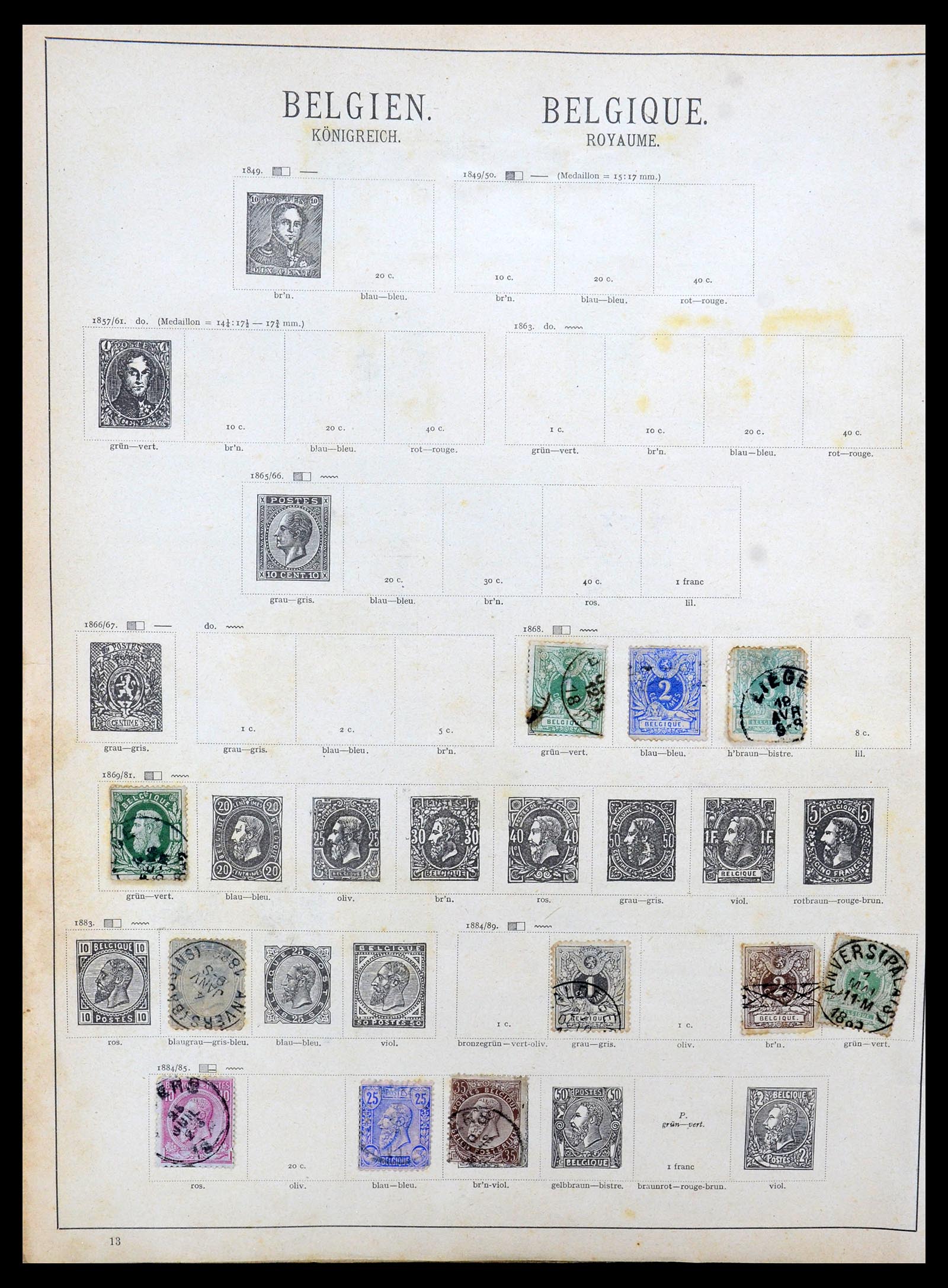 35185 002 - Postzegelverzameling 35185 Wereld 1860-1960.