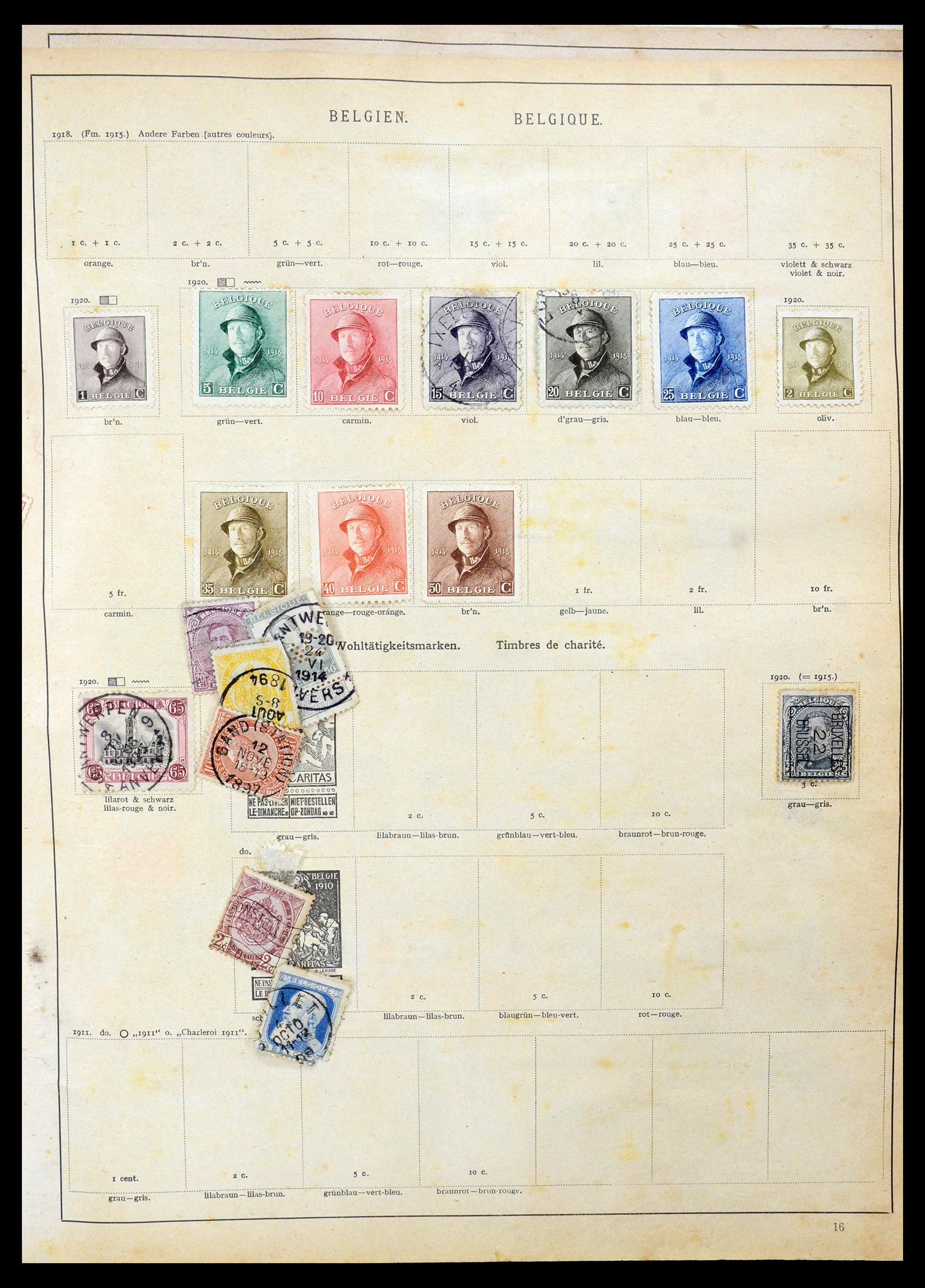35185 005 - Postzegelverzameling 35185 Wereld 1860-1960.