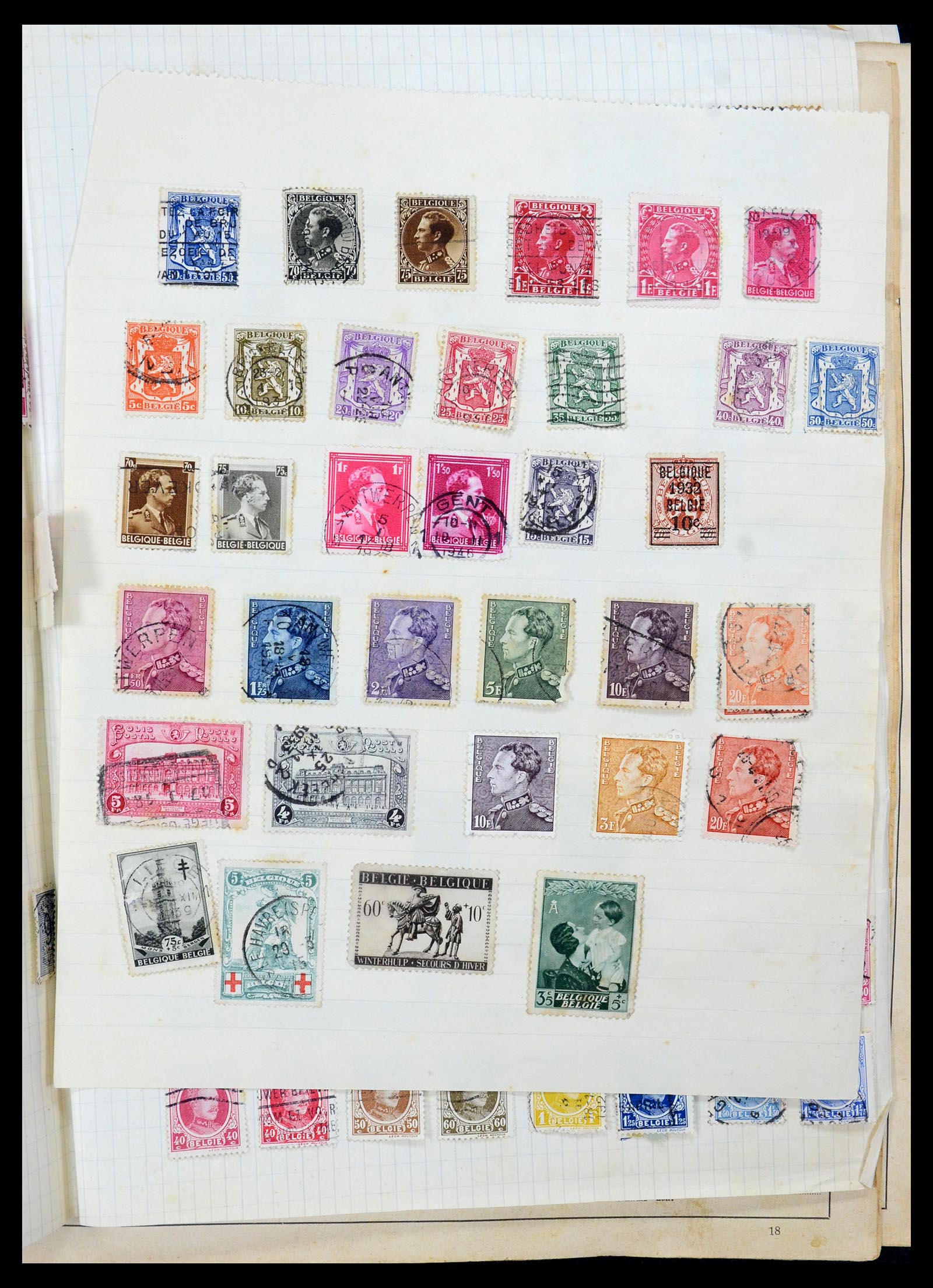 35185 010 - Postzegelverzameling 35185 Wereld 1860-1960.