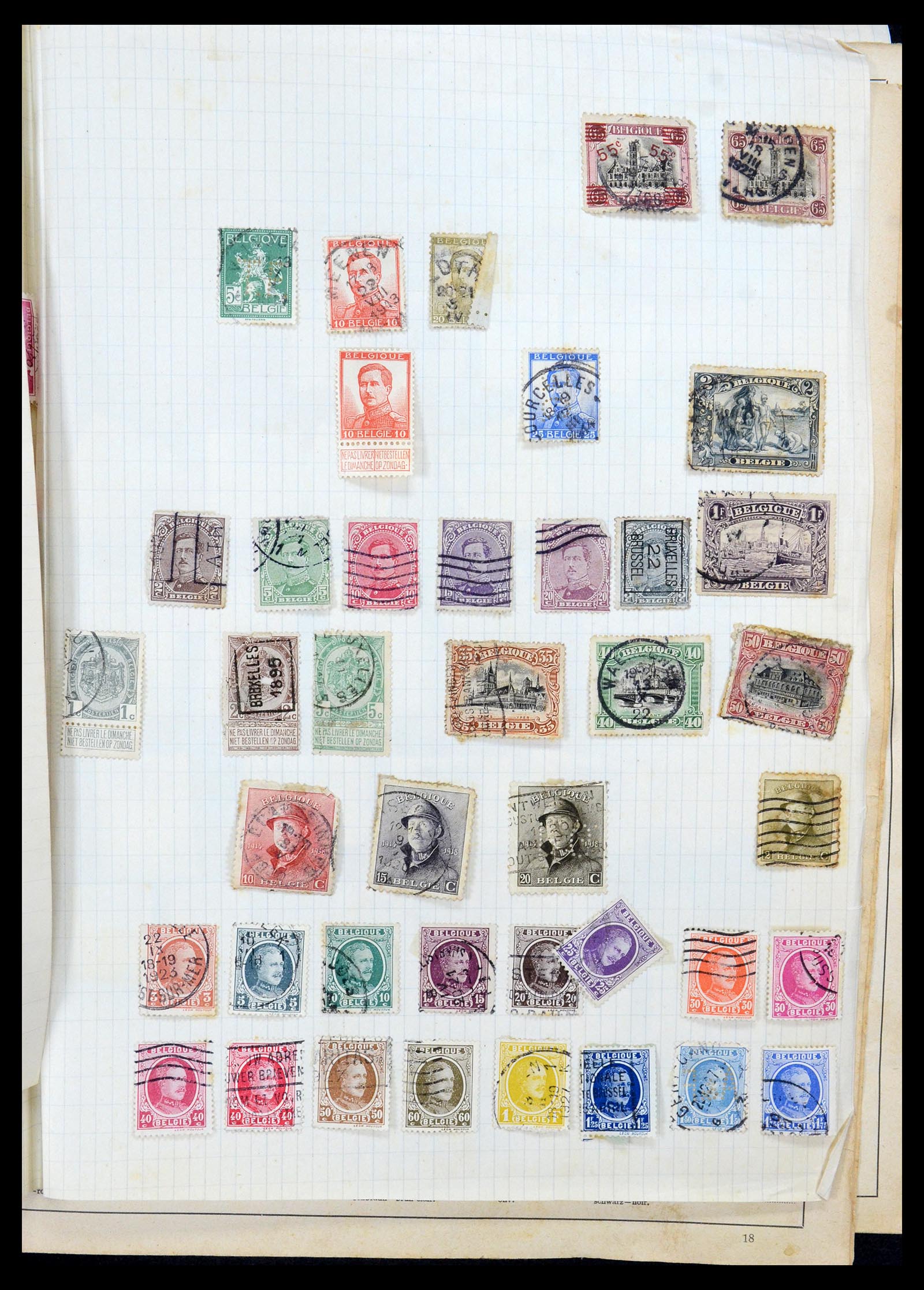35185 011 - Postzegelverzameling 35185 Wereld 1860-1960.