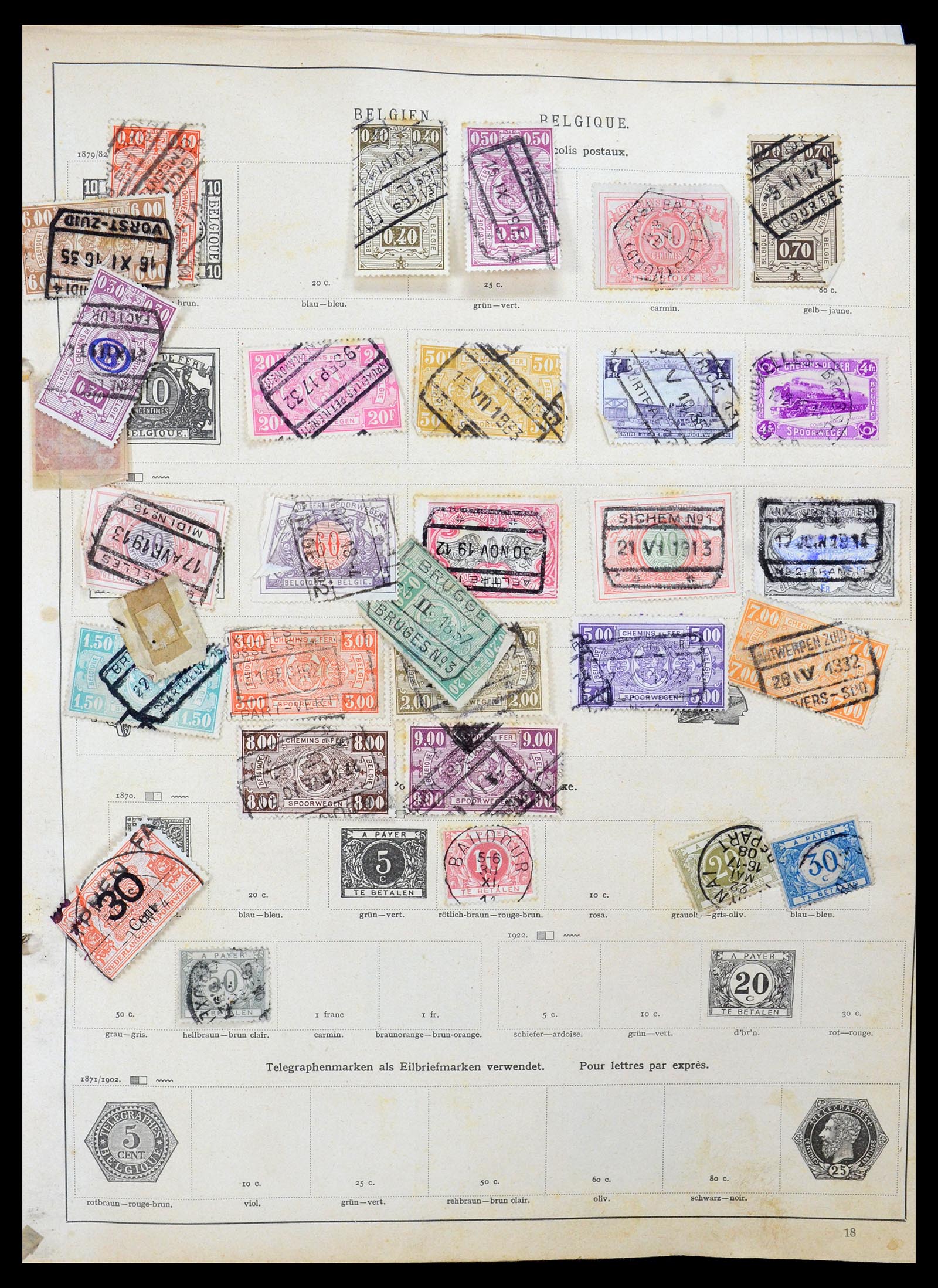 35185 014 - Postzegelverzameling 35185 Wereld 1860-1960.