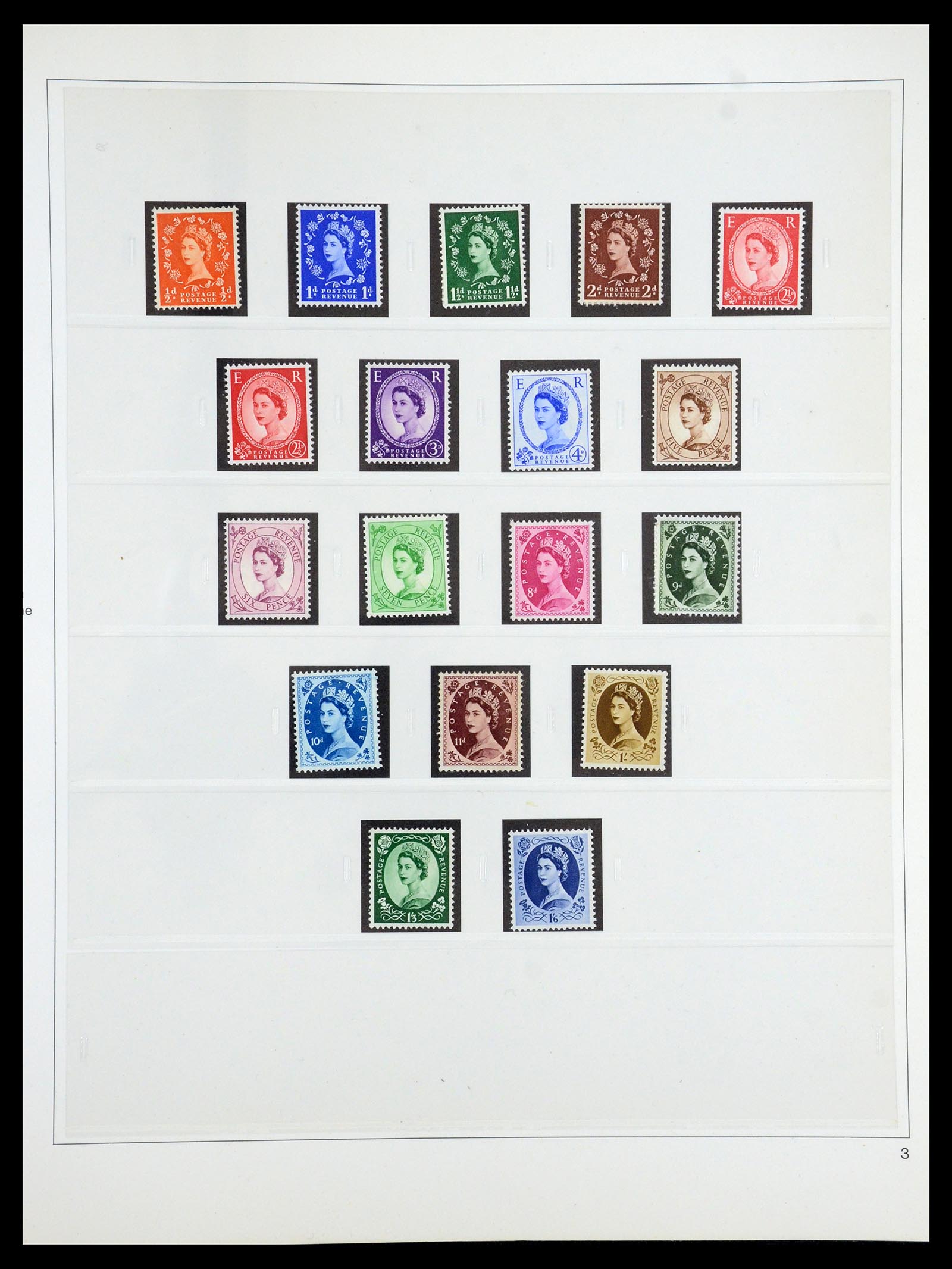 35186 004 - Postzegelverzameling 35186 Engeland 1952-1972.
