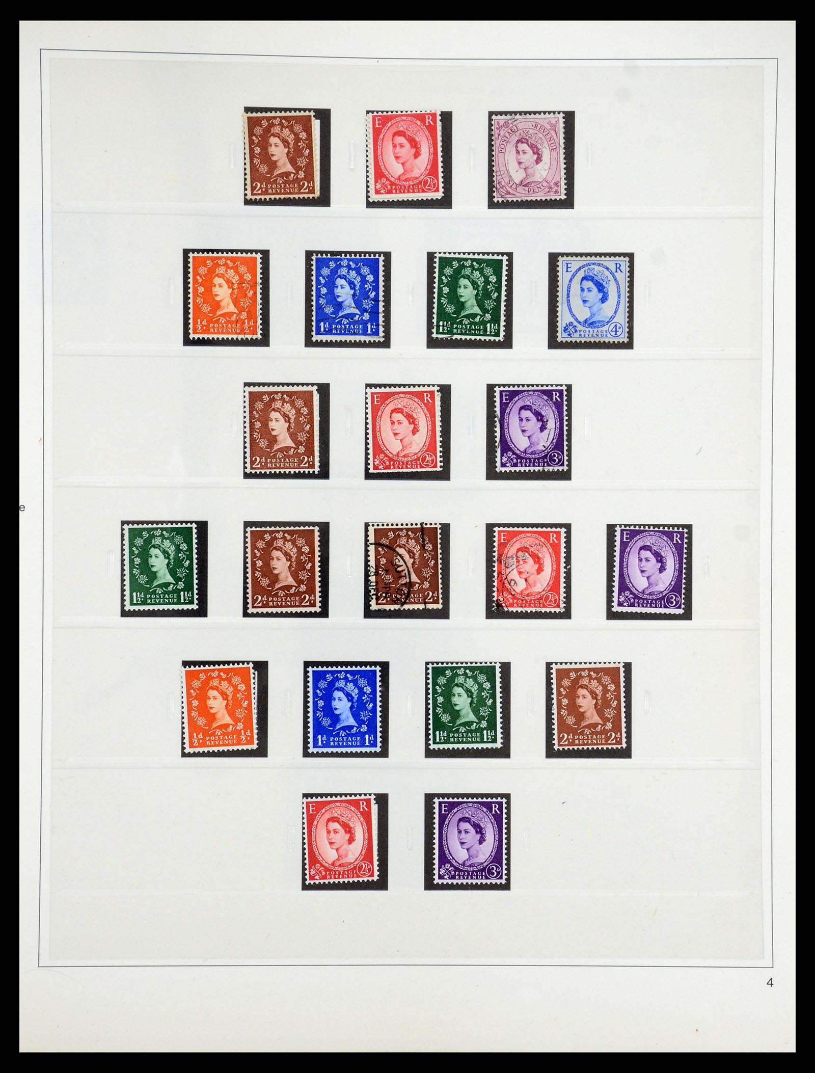 35186 005 - Postzegelverzameling 35186 Engeland 1952-1972.