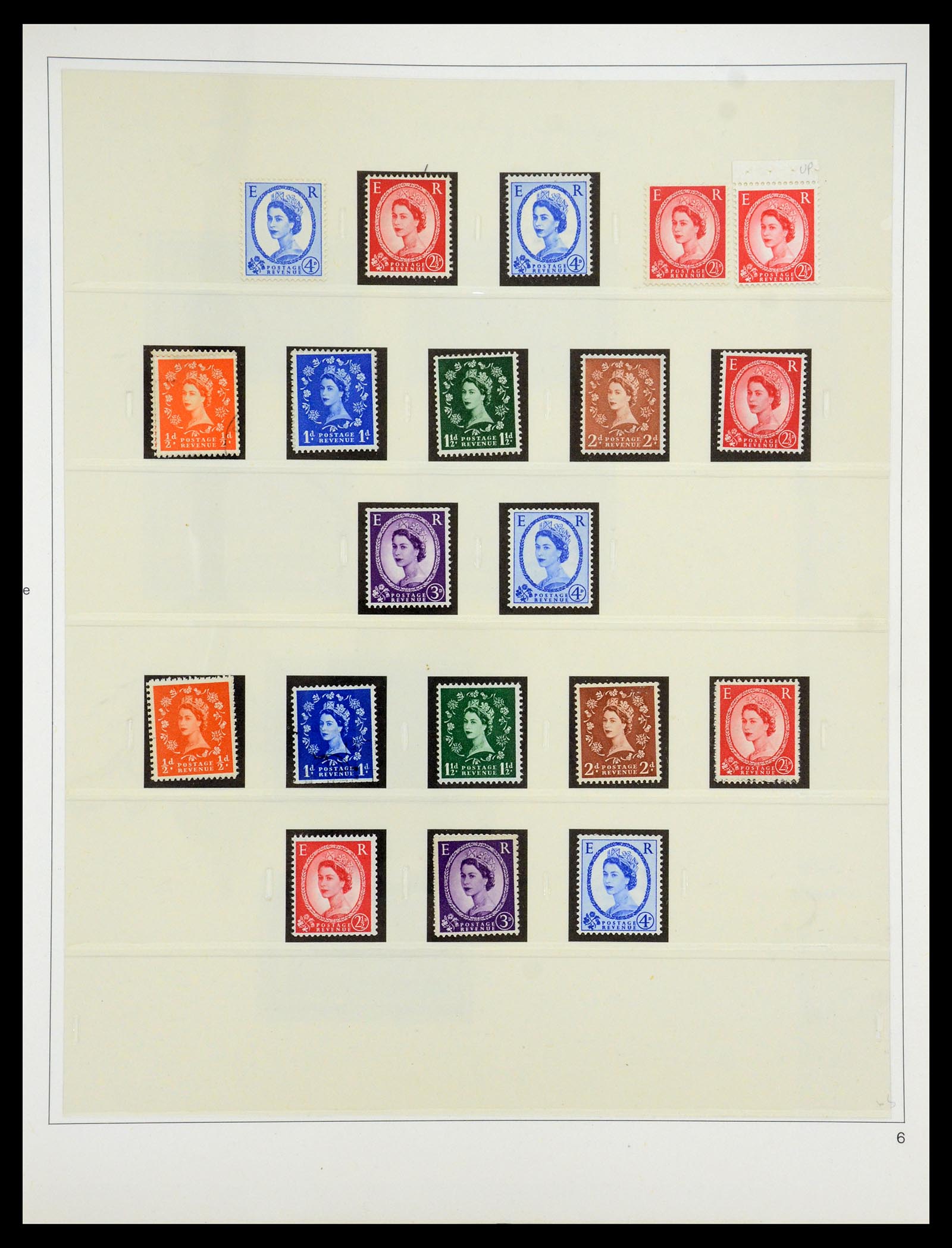 35186 009 - Postzegelverzameling 35186 Engeland 1952-1972.