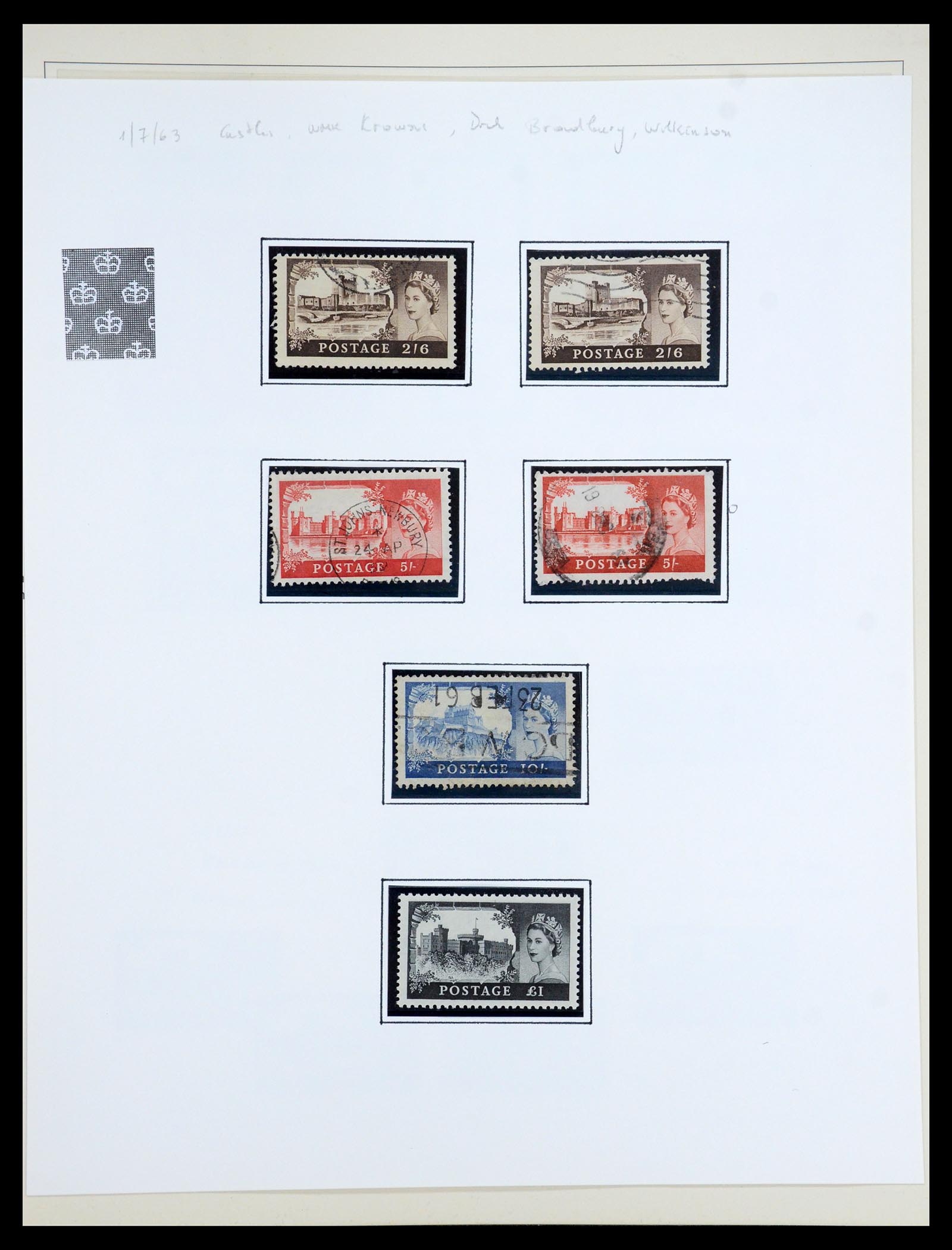 35186 010 - Postzegelverzameling 35186 Engeland 1952-1972.