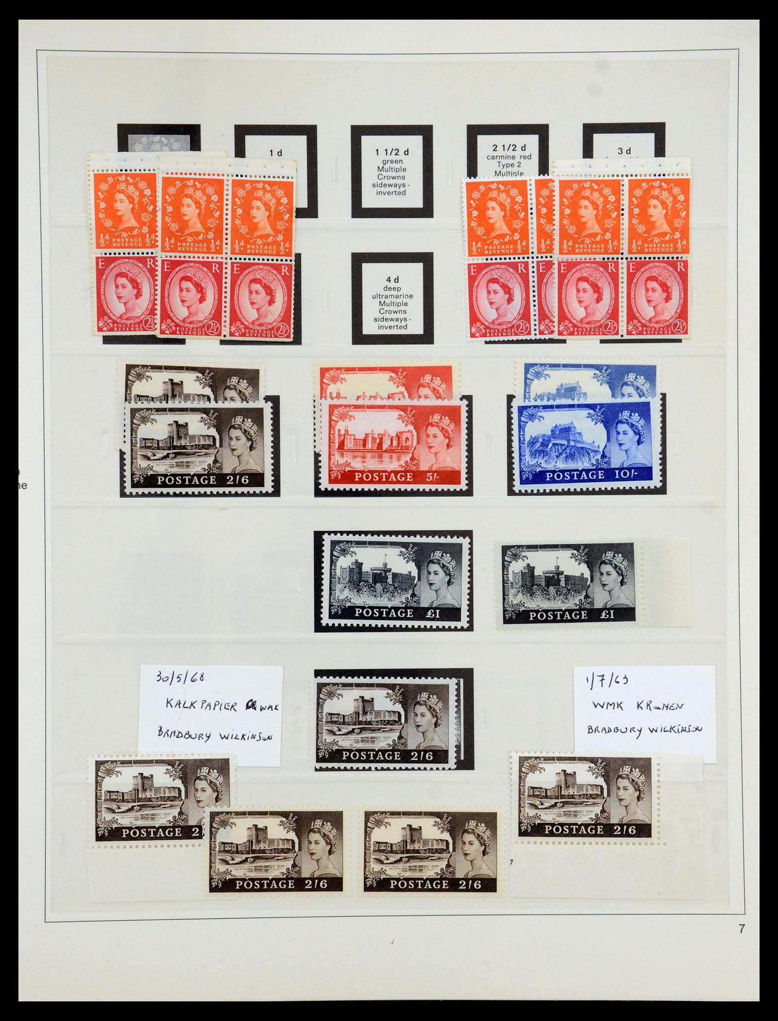35186 011 - Postzegelverzameling 35186 Engeland 1952-1972.
