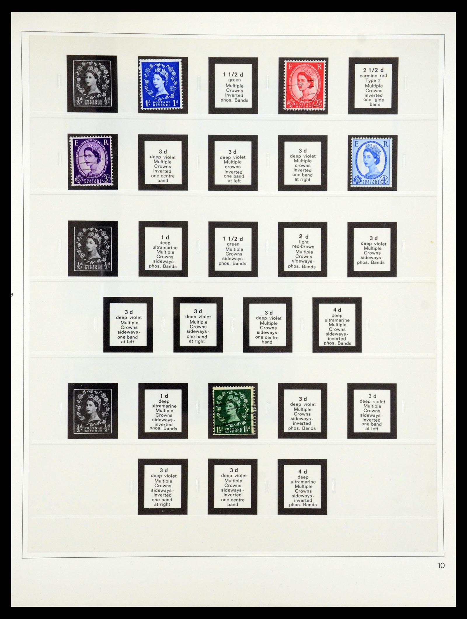 35186 015 - Postzegelverzameling 35186 Engeland 1952-1972.