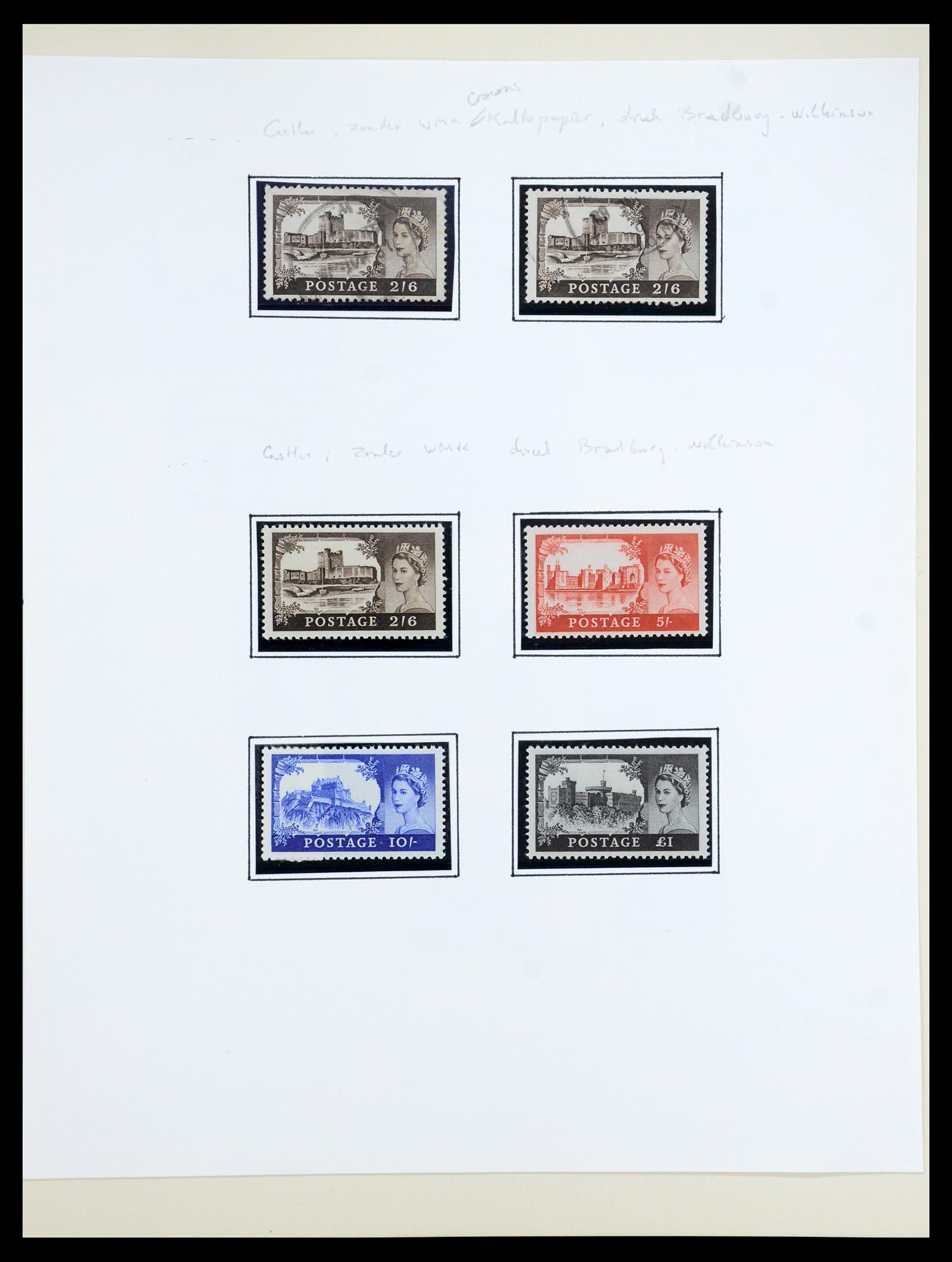 35186 017 - Postzegelverzameling 35186 Engeland 1952-1972.