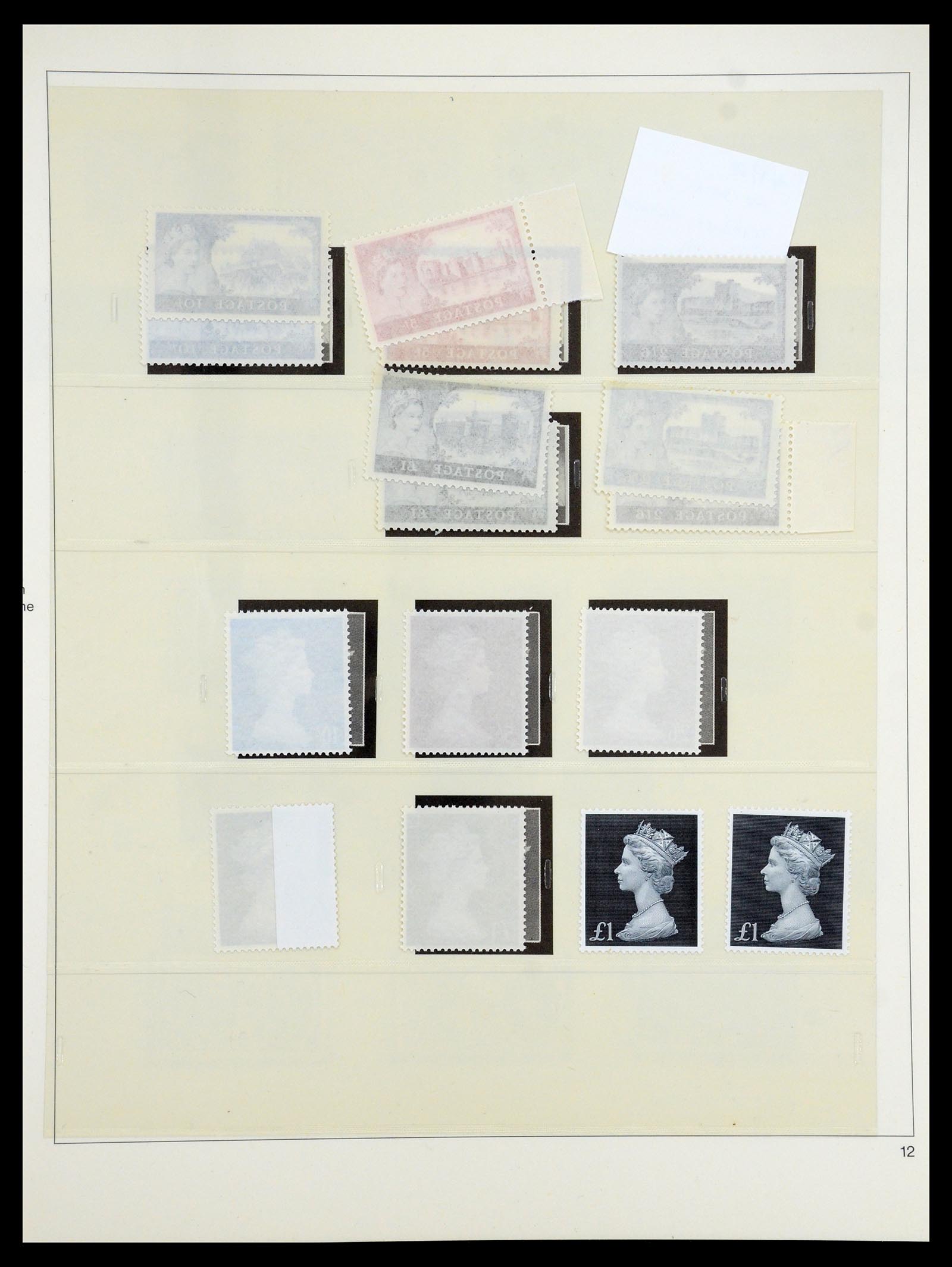 35186 019 - Postzegelverzameling 35186 Engeland 1952-1972.
