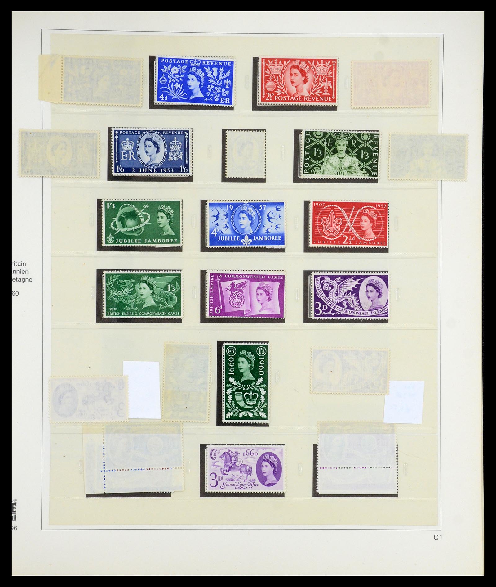 35186 021 - Postzegelverzameling 35186 Engeland 1952-1972.