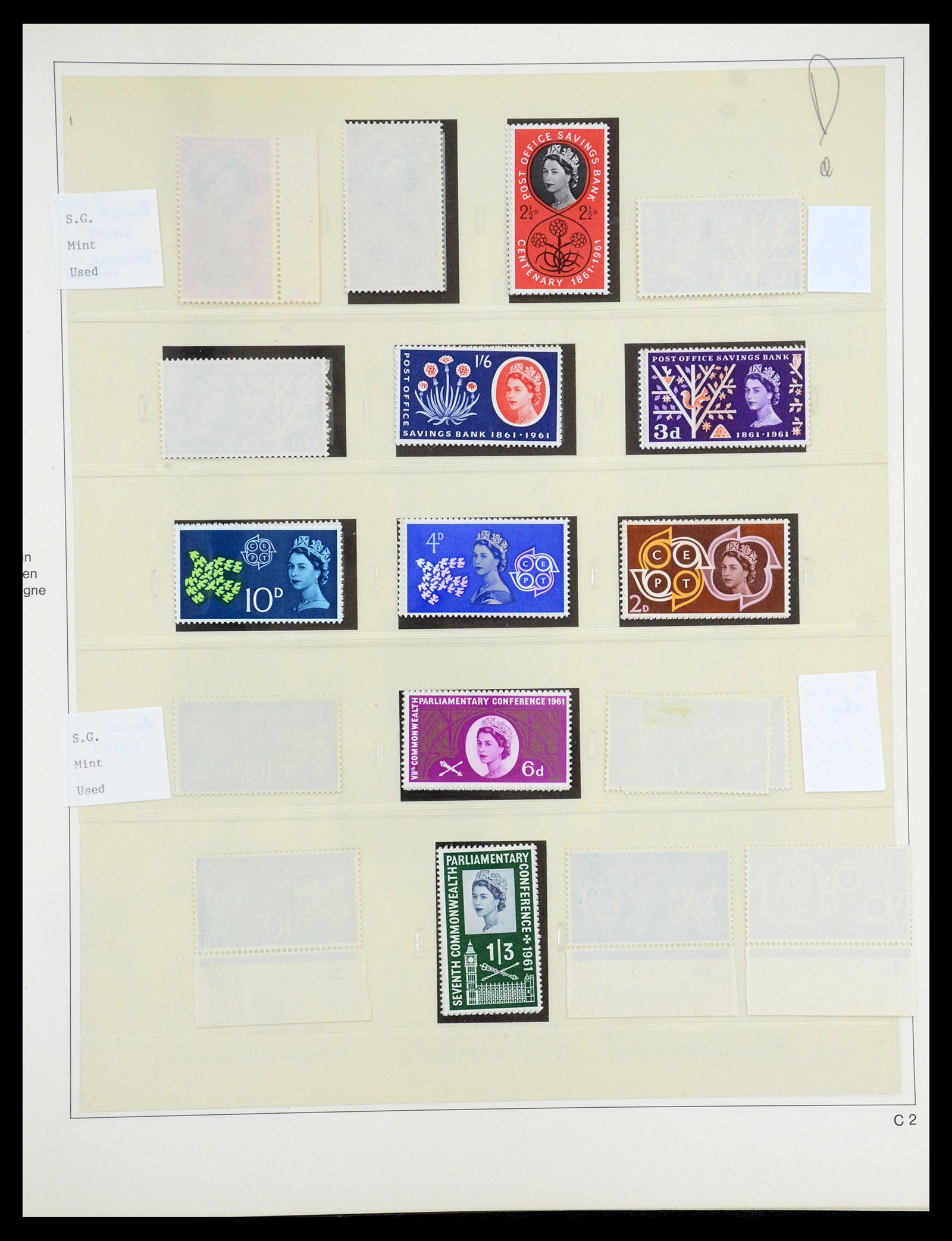 35186 023 - Postzegelverzameling 35186 Engeland 1952-1972.