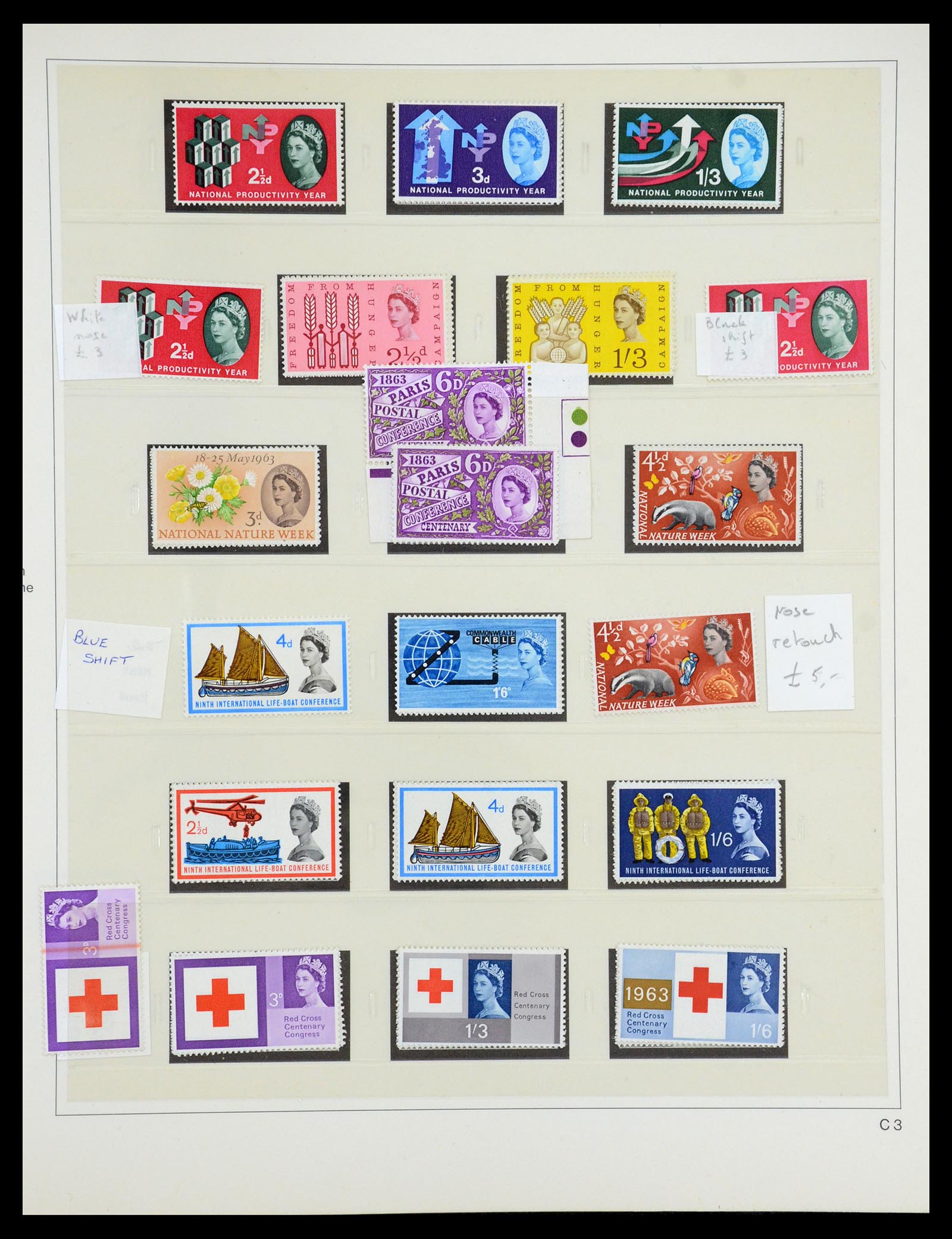35186 024 - Postzegelverzameling 35186 Engeland 1952-1972.