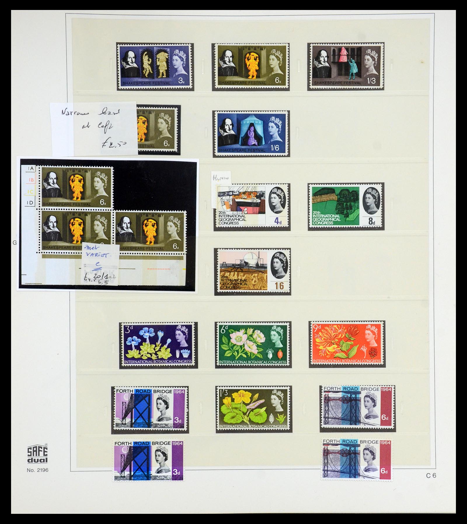 35186 030 - Postzegelverzameling 35186 Engeland 1952-1972.
