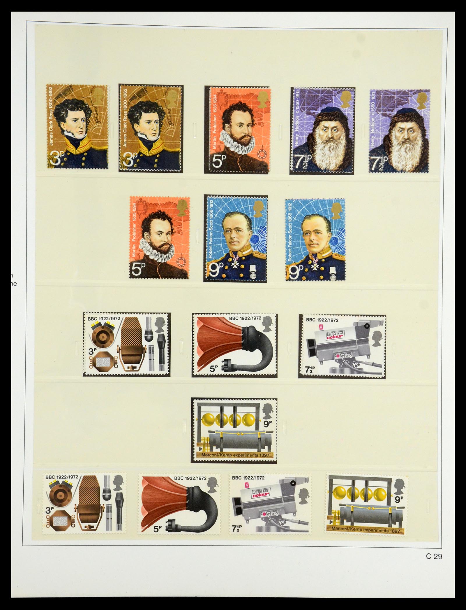 35186 084 - Postzegelverzameling 35186 Engeland 1952-1972.