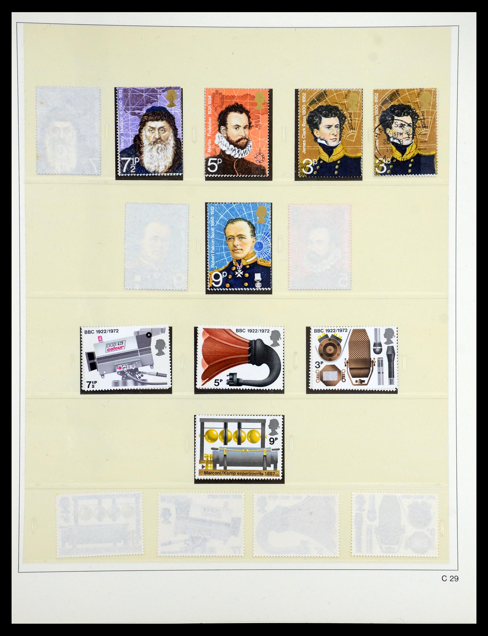 35186 085 - Postzegelverzameling 35186 Engeland 1952-1972.