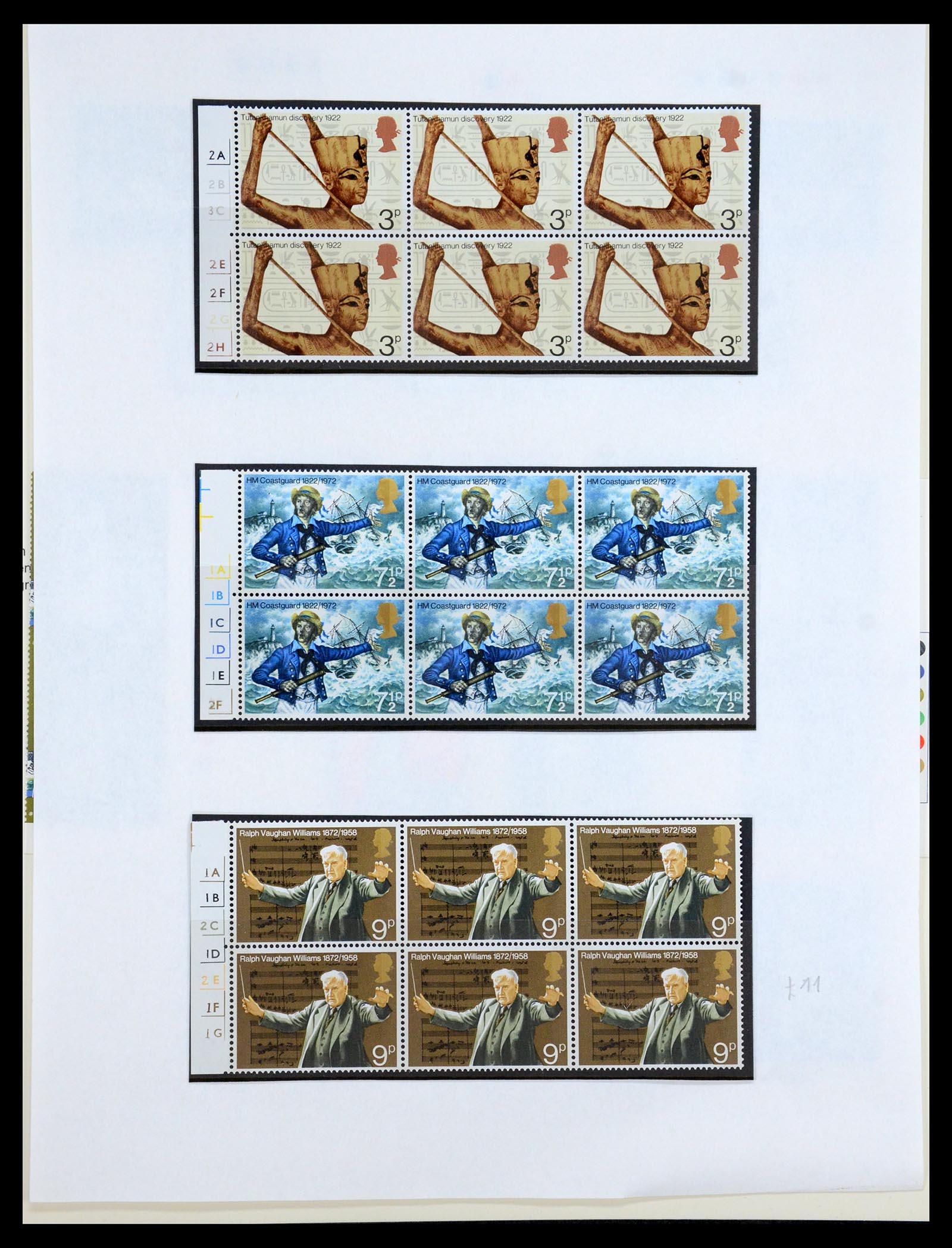 35186 086 - Postzegelverzameling 35186 Engeland 1952-1972.