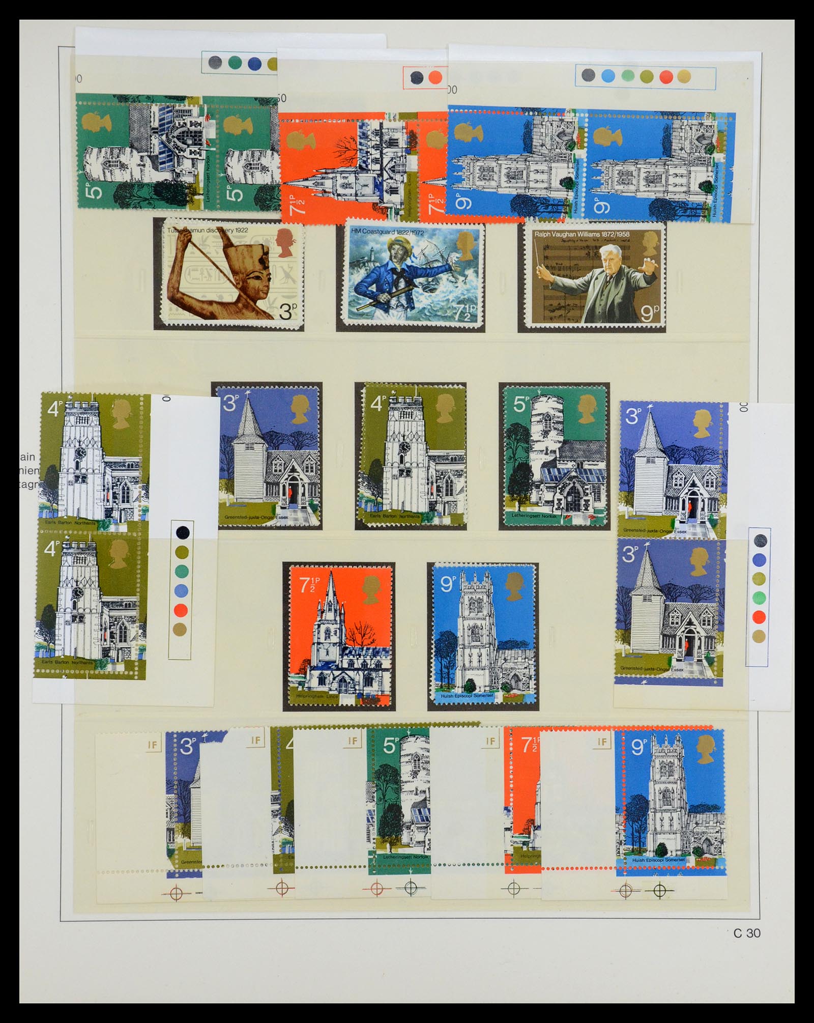 35186 087 - Postzegelverzameling 35186 Engeland 1952-1972.