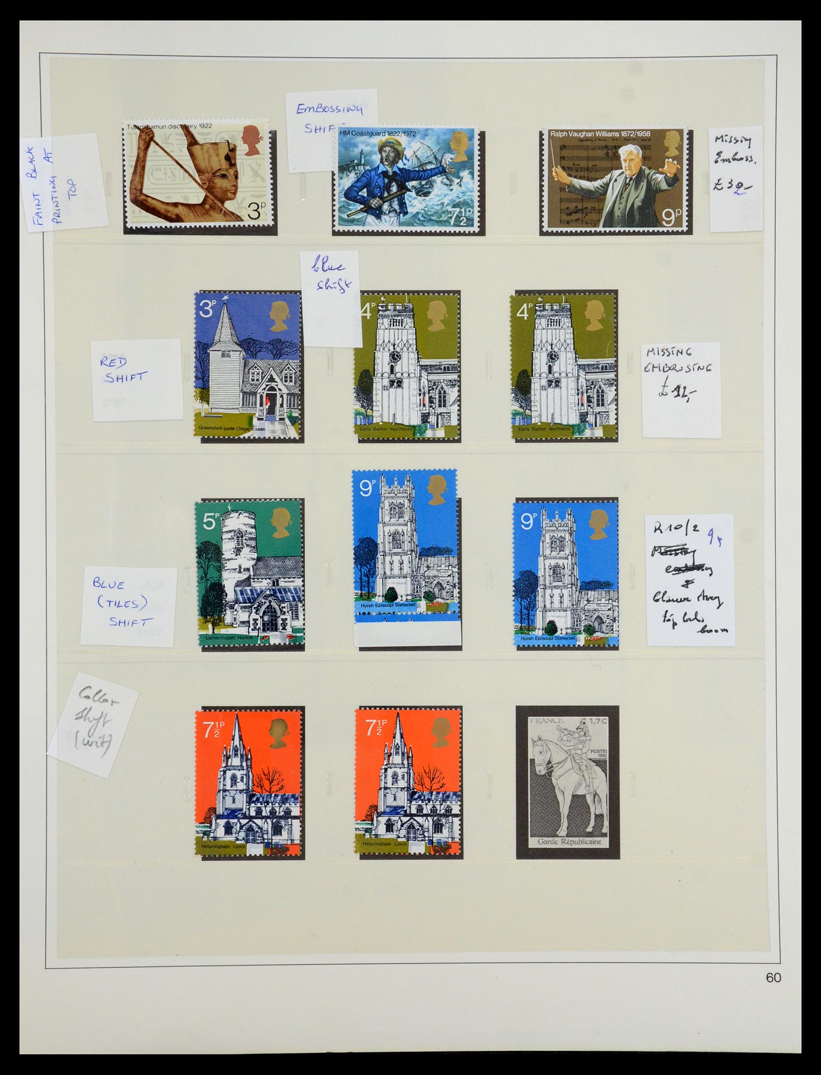 35186 089 - Postzegelverzameling 35186 Engeland 1952-1972.