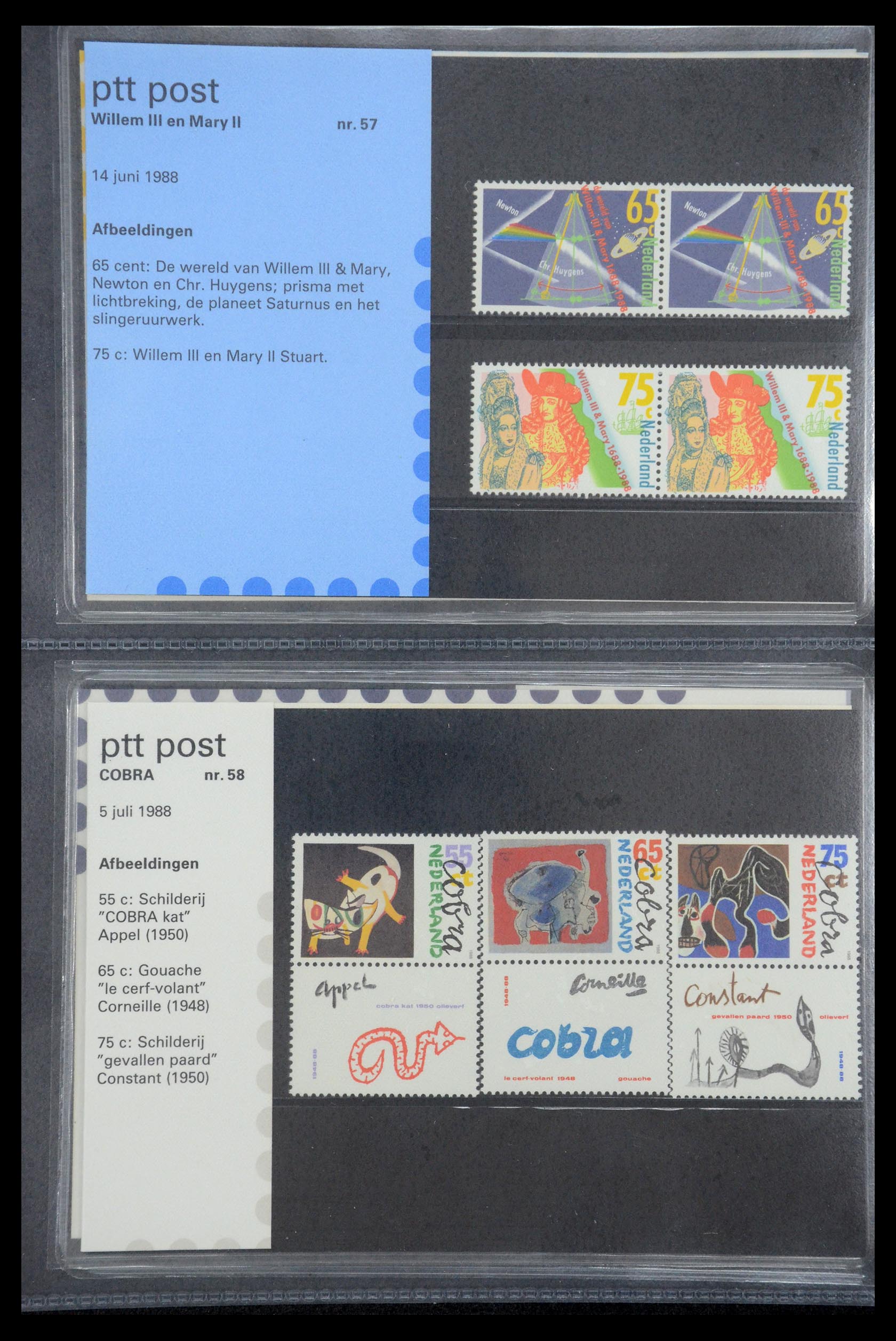 35187 029 - Stamp Collection 35187 Netherlands PTT presentation packs 1982-2019!