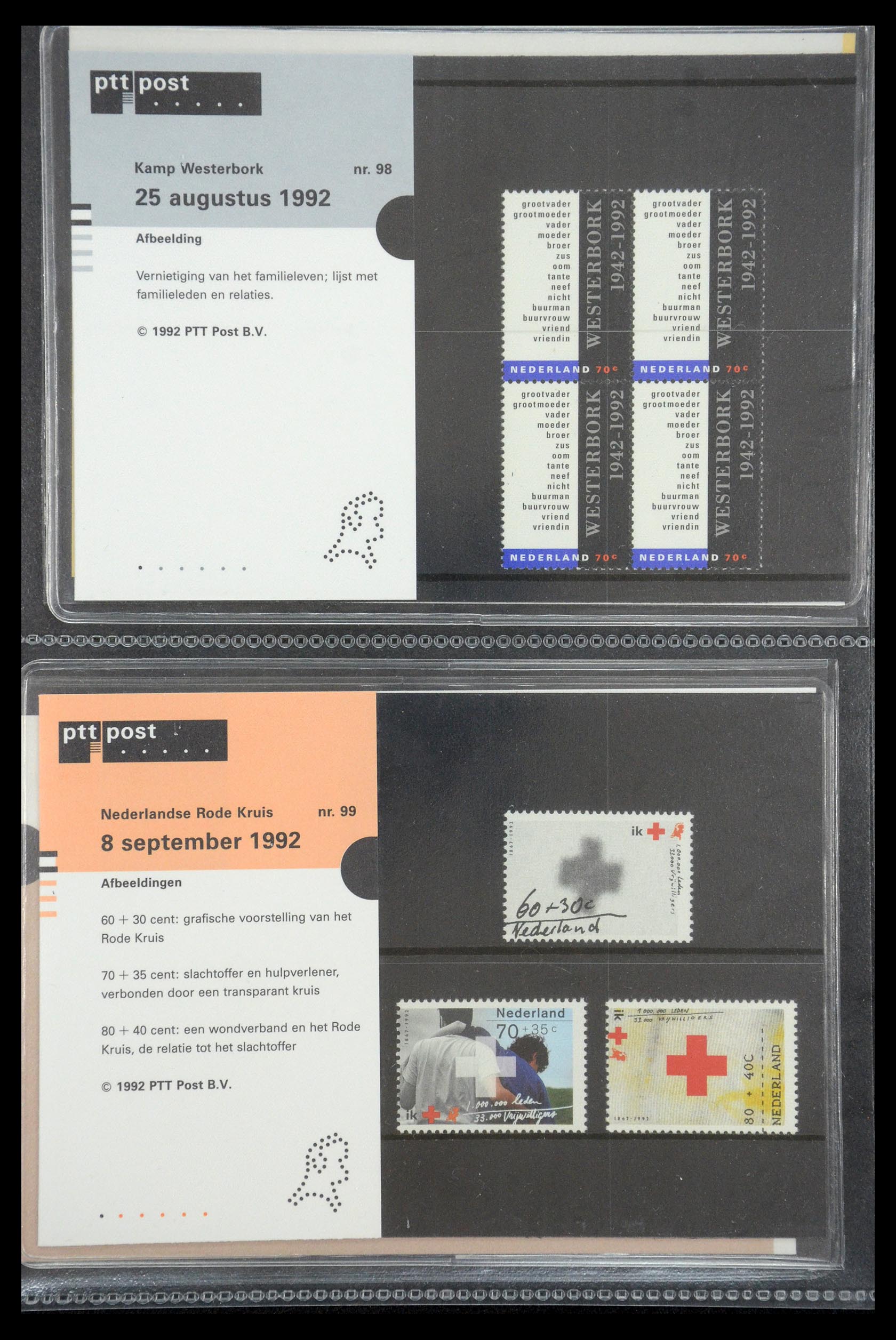 35187 050 - Stamp Collection 35187 Netherlands PTT presentation packs 1982-2019!