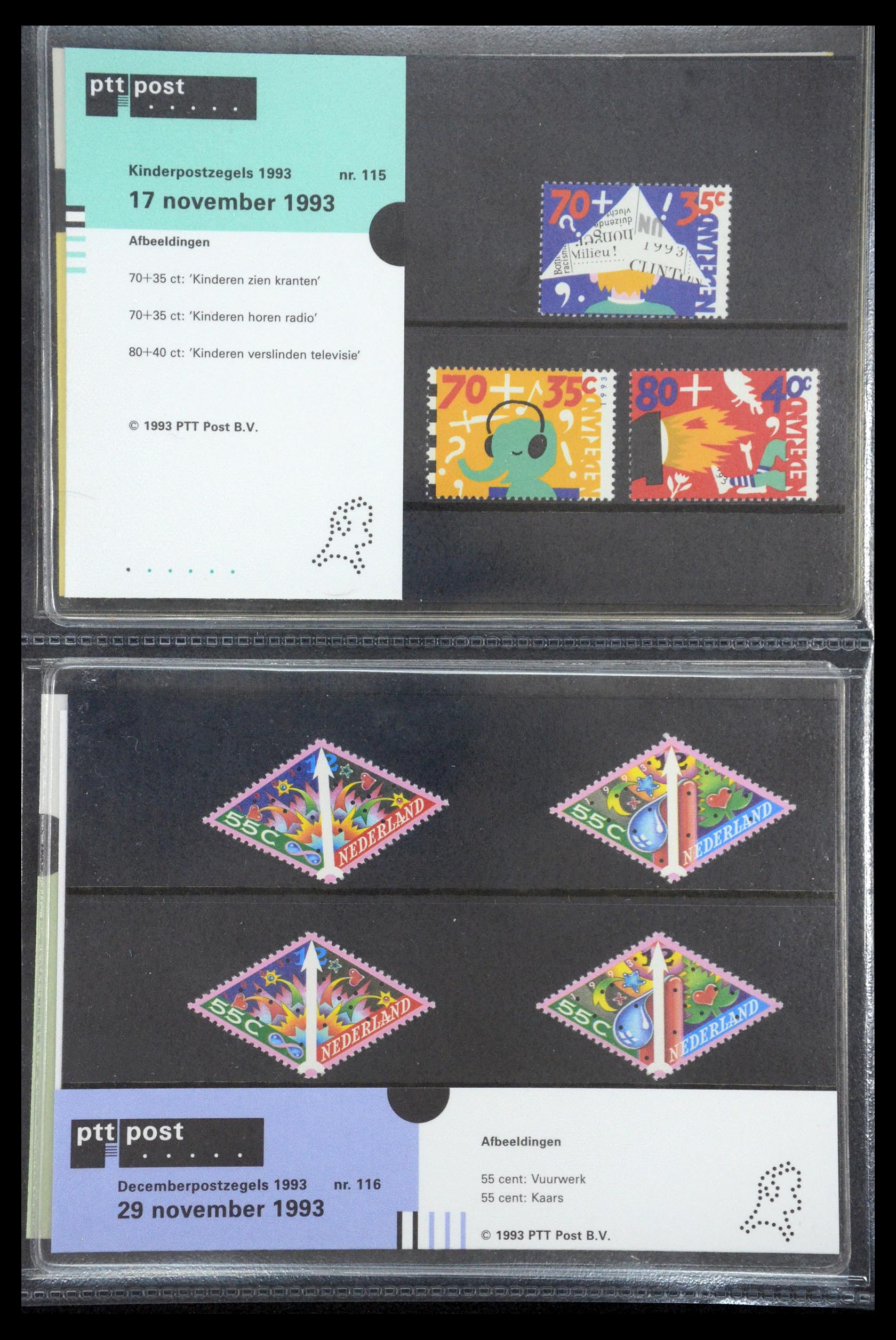 35187 059 - Postzegelverzameling 35187 Nederland PTT mapjes 1982-2019!
