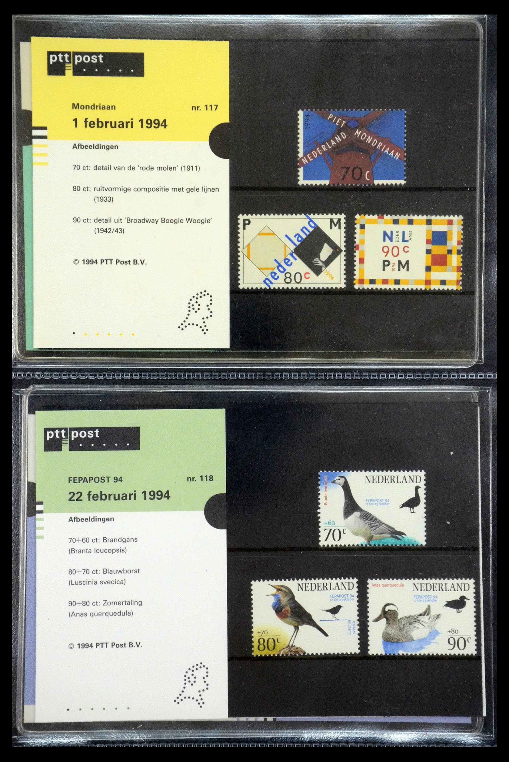 35187 060 - Postzegelverzameling 35187 Nederland PTT mapjes 1982-2019!