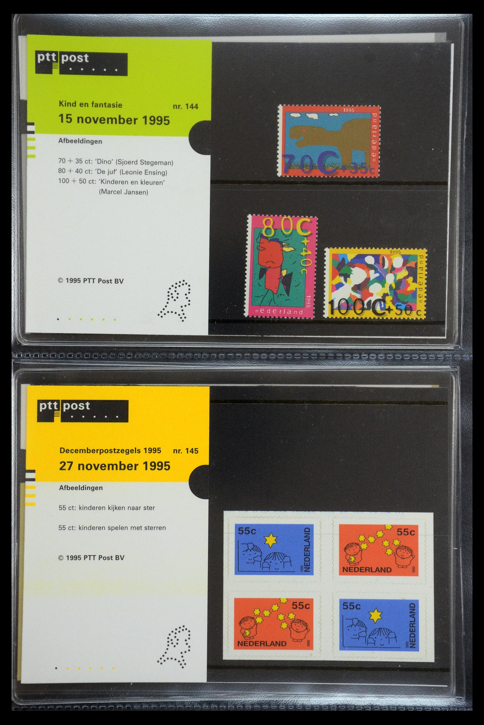 35187 074 - Stamp Collection 35187 Netherlands PTT presentation packs 1982-2019!