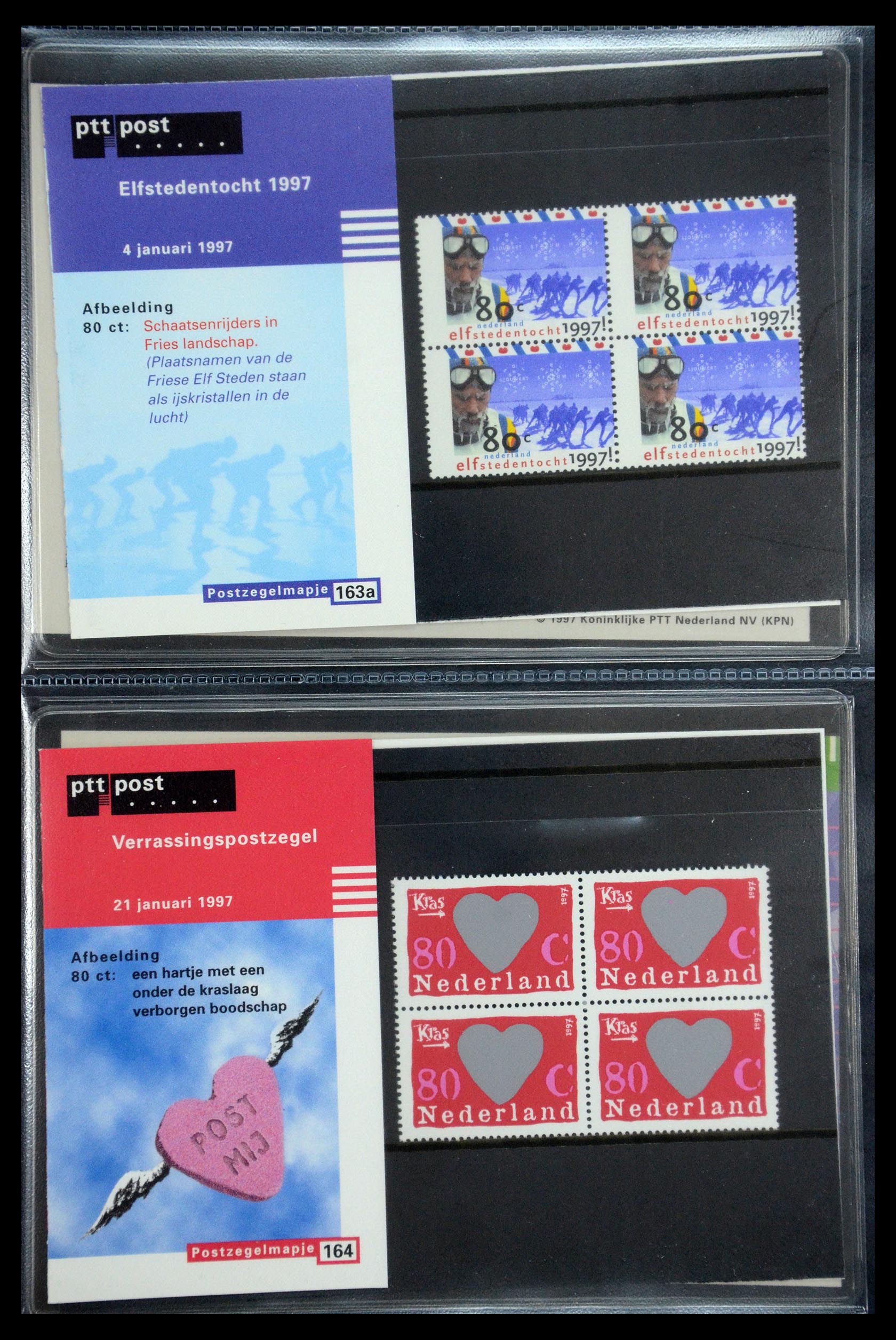 35187 084 - Stamp Collection 35187 Netherlands PTT presentation packs 1982-2019!