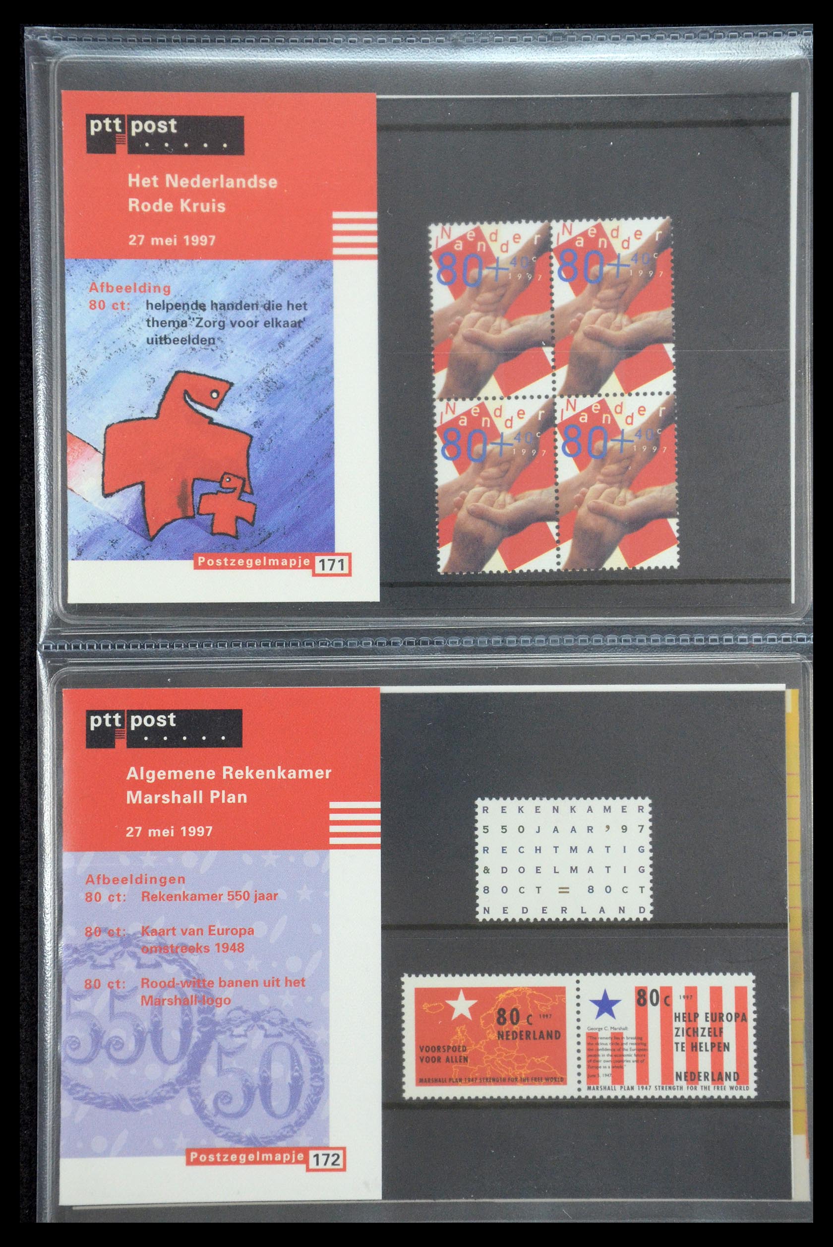 35187 088 - Stamp Collection 35187 Netherlands PTT presentation packs 1982-2019!
