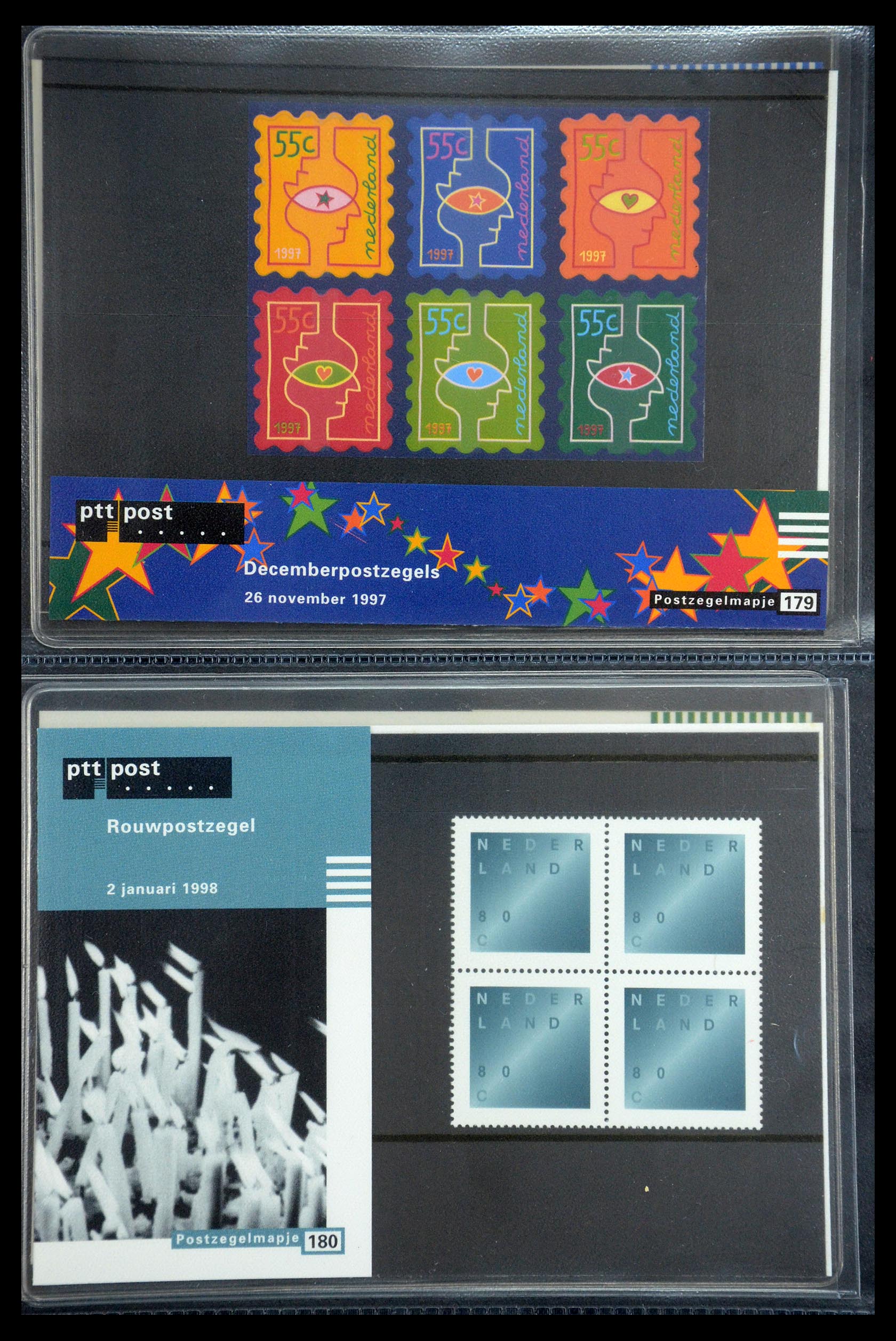 35187 092 - Stamp Collection 35187 Netherlands PTT presentation packs 1982-2019!
