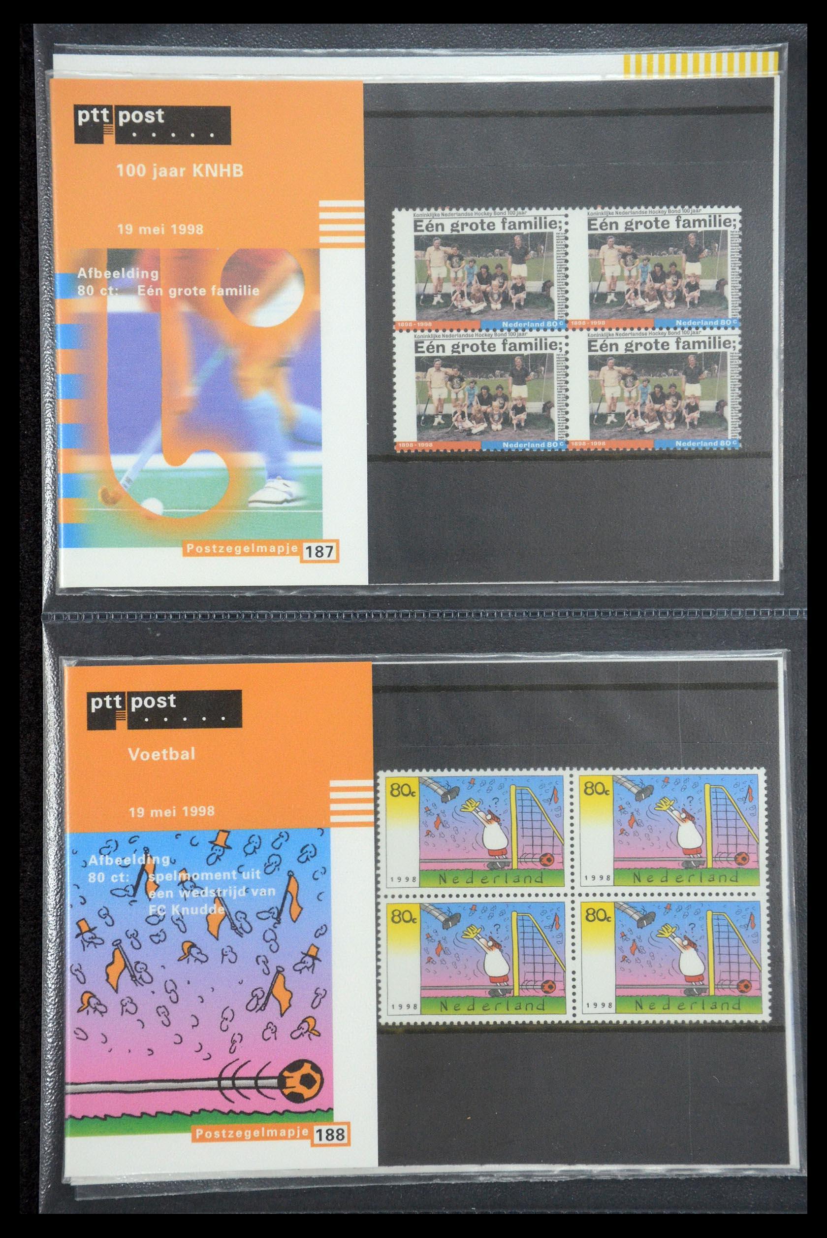 35187 096 - Stamp Collection 35187 Netherlands PTT presentation packs 1982-2019!