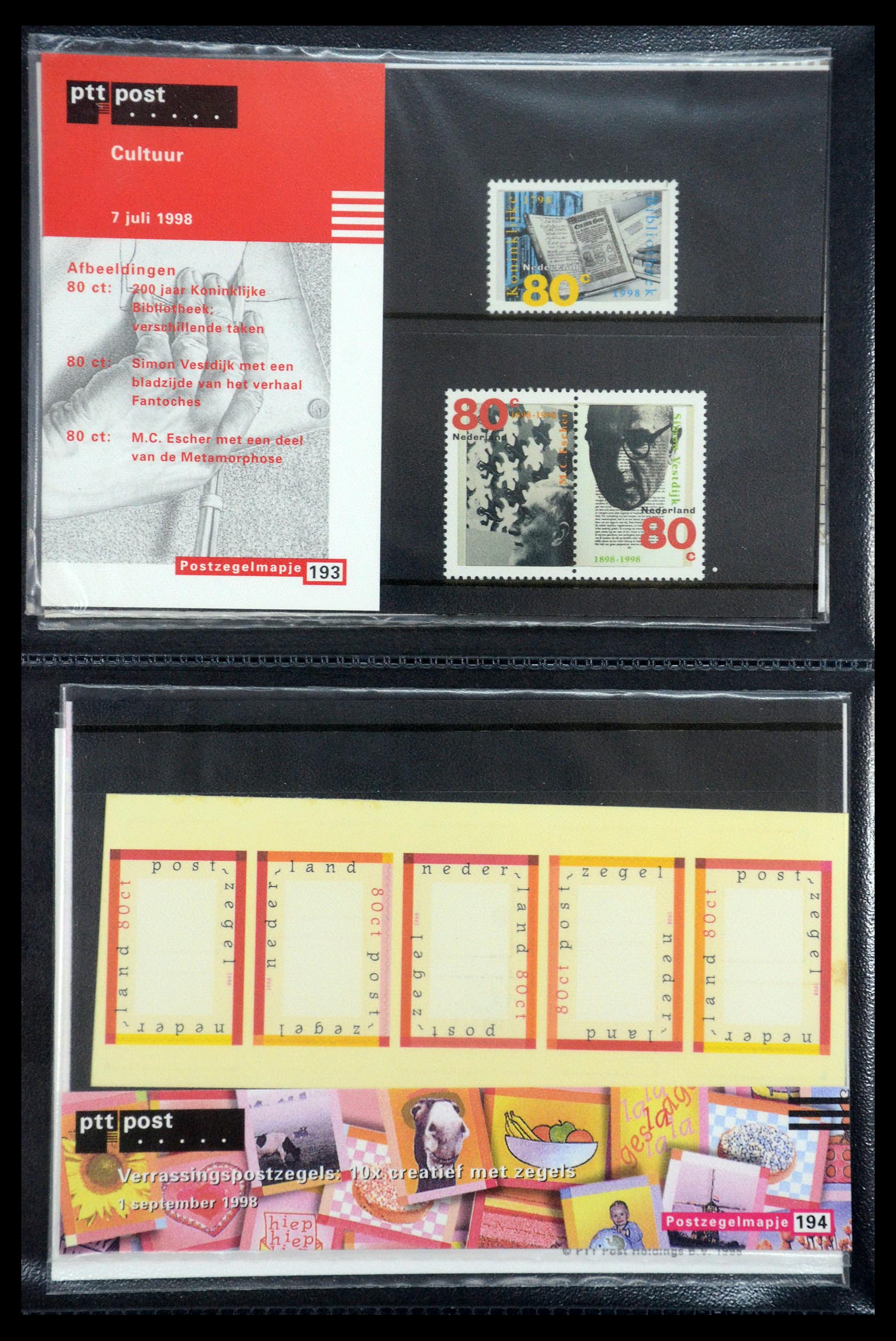 35187 099 - Stamp Collection 35187 Netherlands PTT presentation packs 1982-2019!