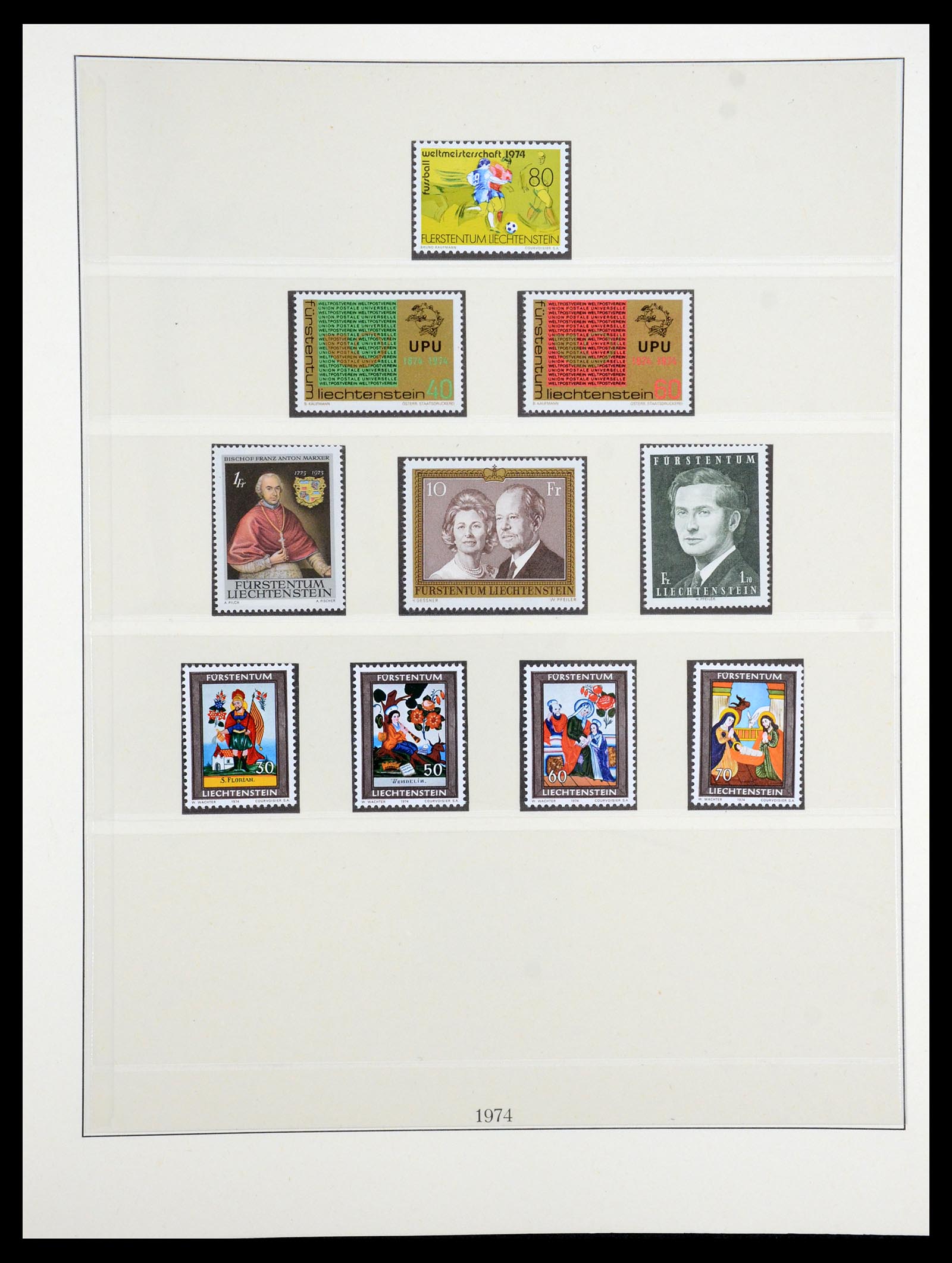35188 008 - Stamp Collection 35188 Liechtenstein 1971-2012.