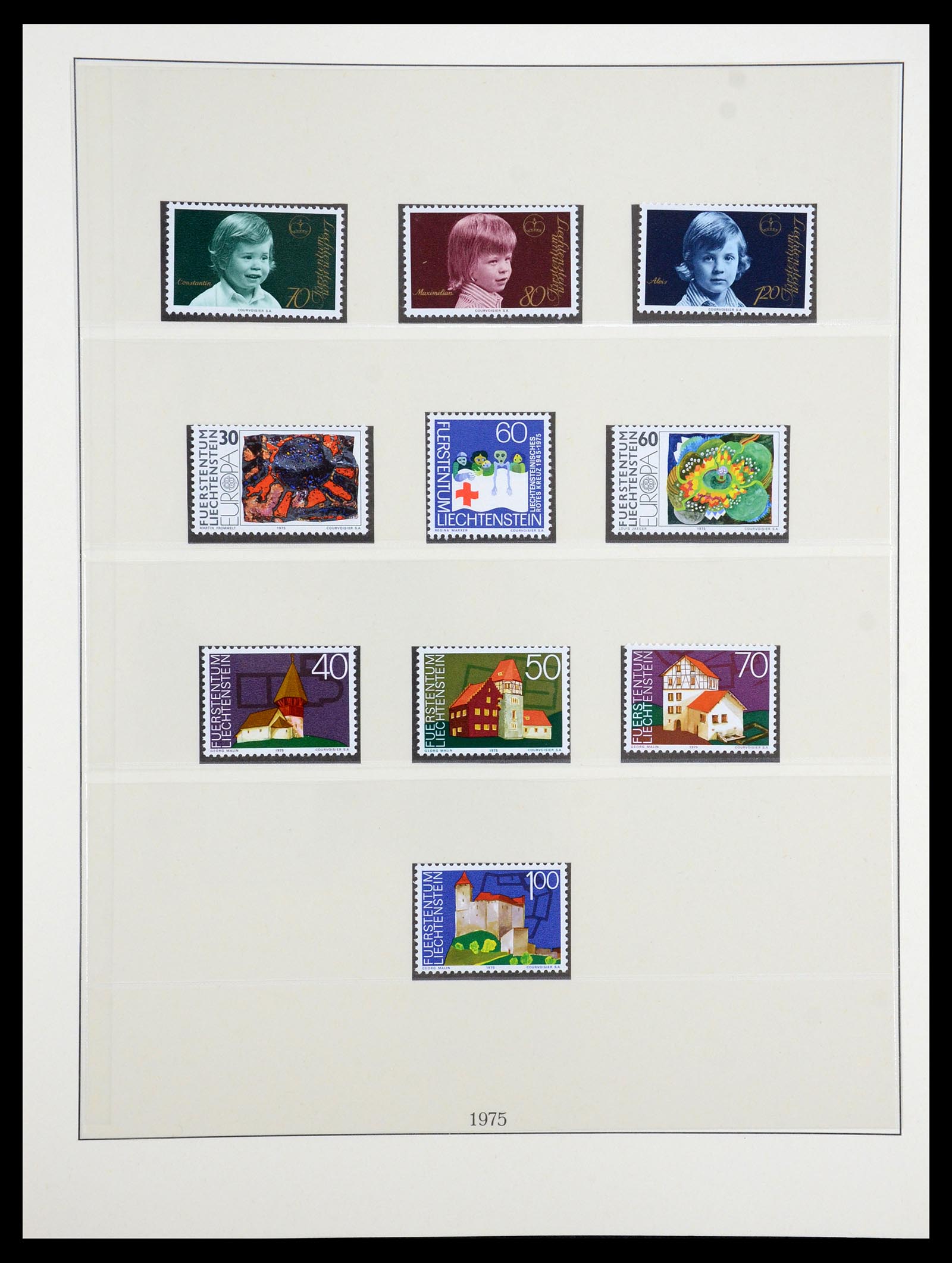 35188 009 - Stamp Collection 35188 Liechtenstein 1971-2012.