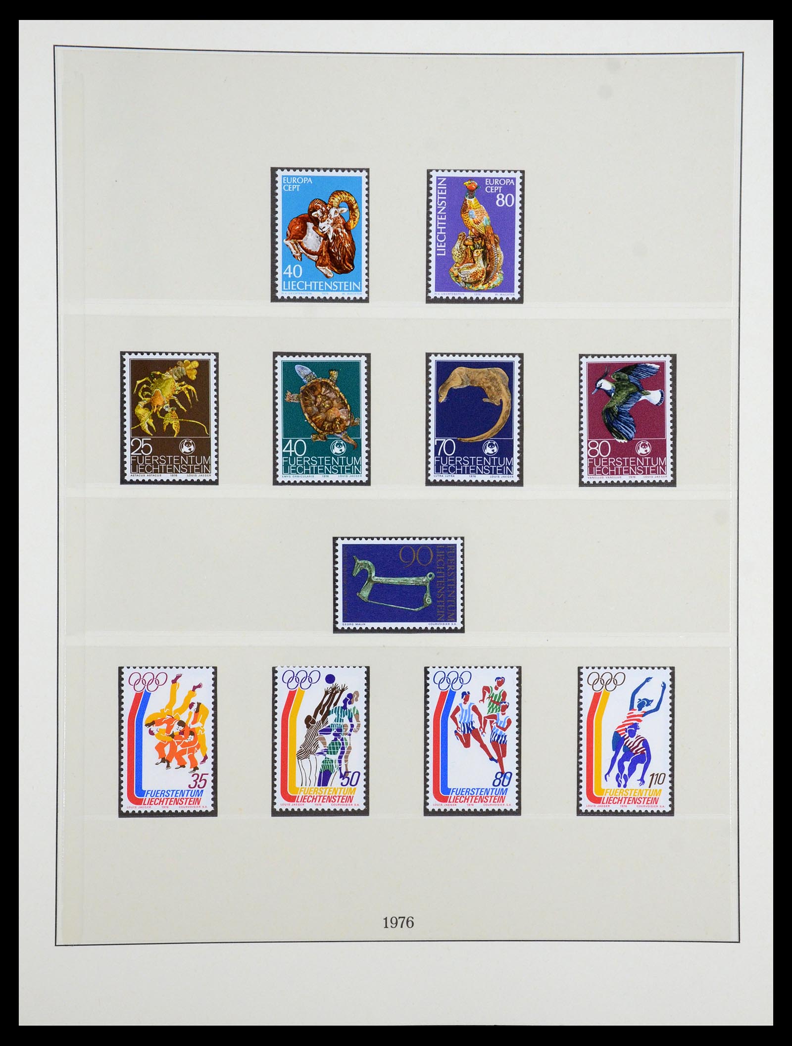 35188 011 - Postzegelverzameling 35188 Liechtenstein 1971-2012.