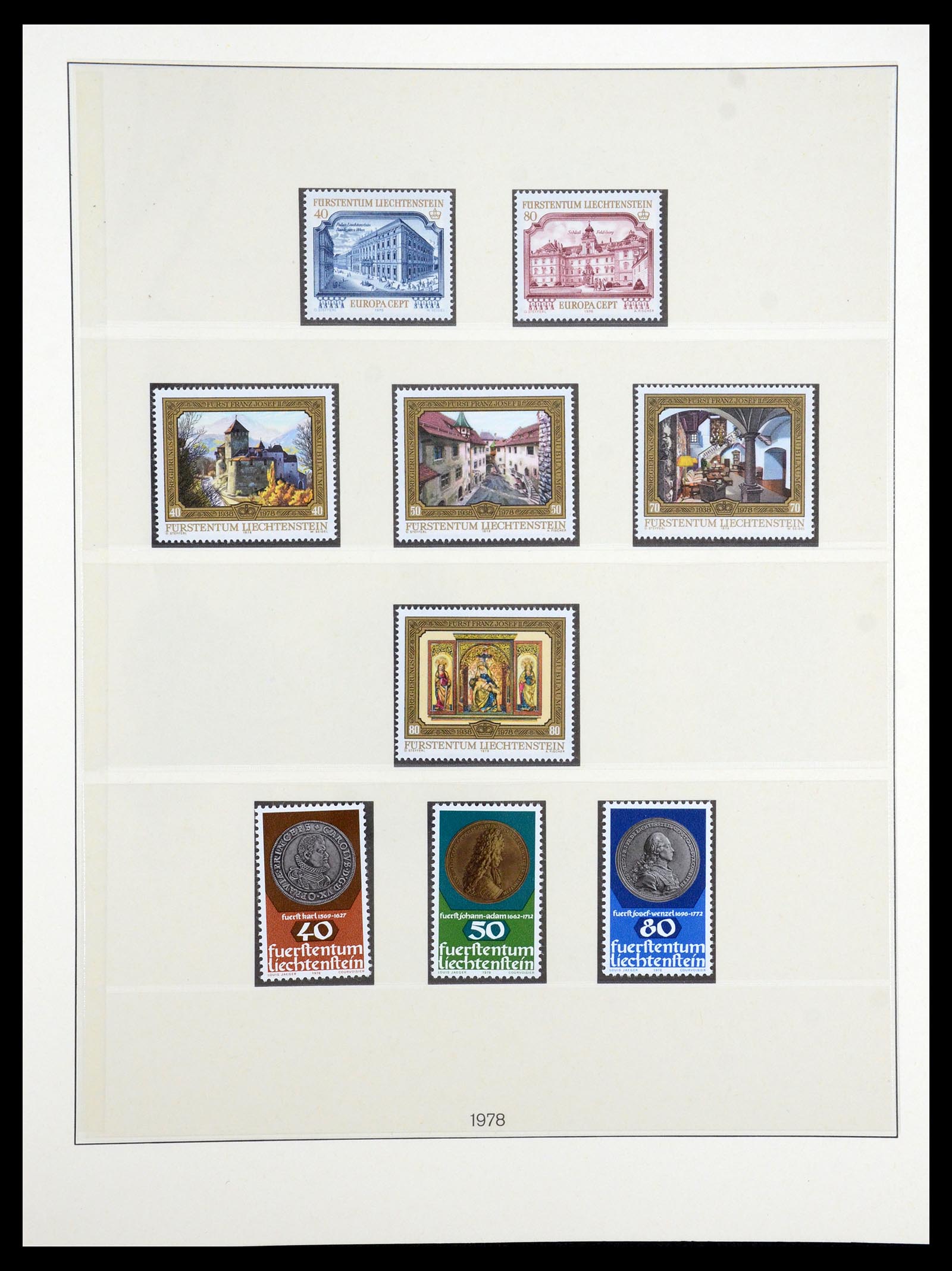 35188 016 - Postzegelverzameling 35188 Liechtenstein 1971-2012.