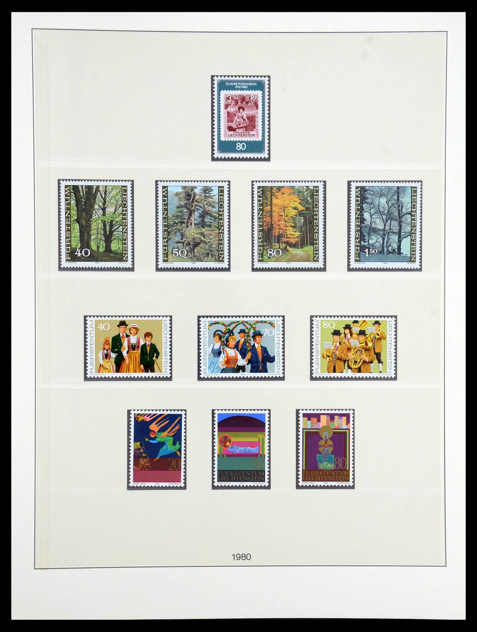 35188 022 - Postzegelverzameling 35188 Liechtenstein 1971-2012.