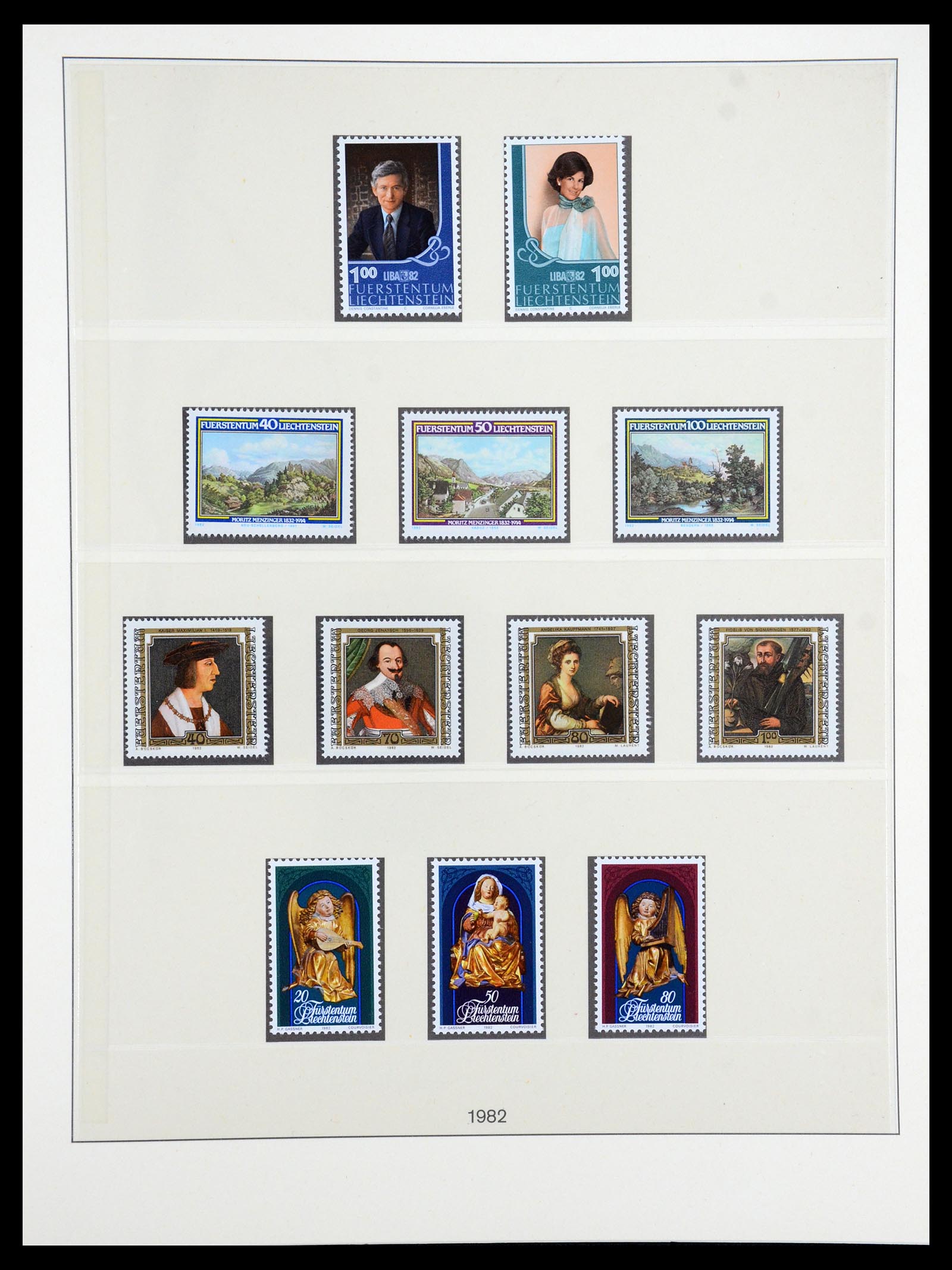 35188 027 - Stamp Collection 35188 Liechtenstein 1971-2012.
