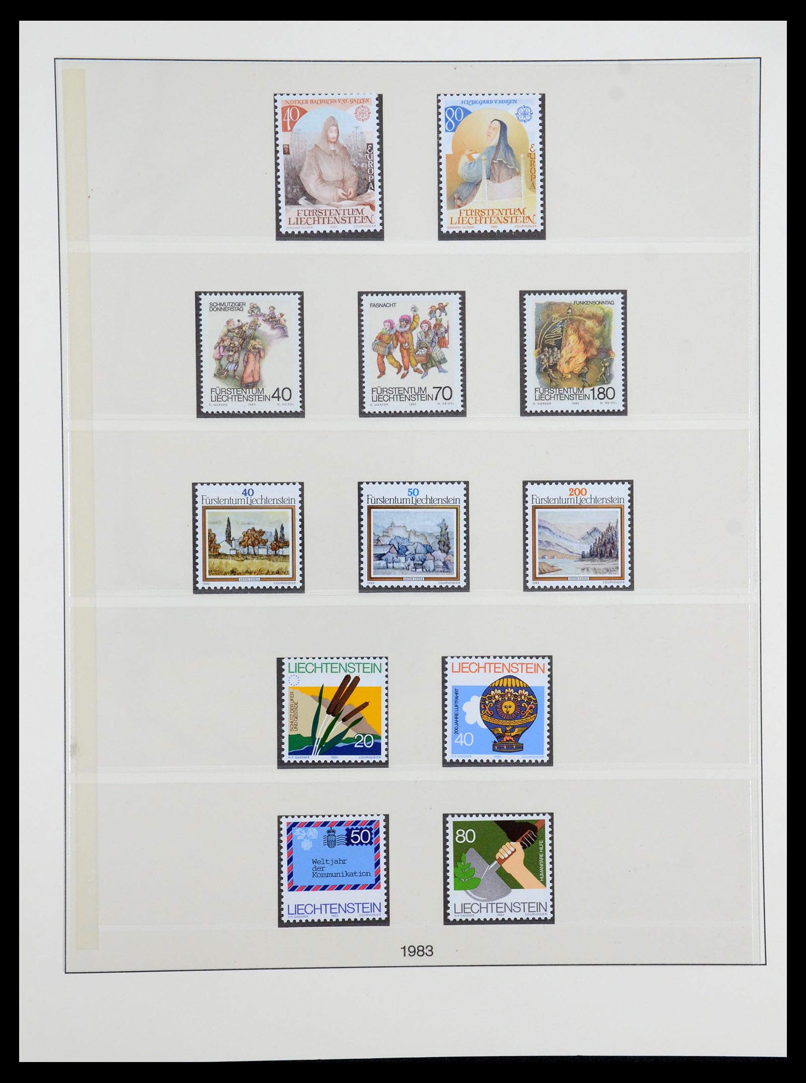 35188 028 - Stamp Collection 35188 Liechtenstein 1971-2012.