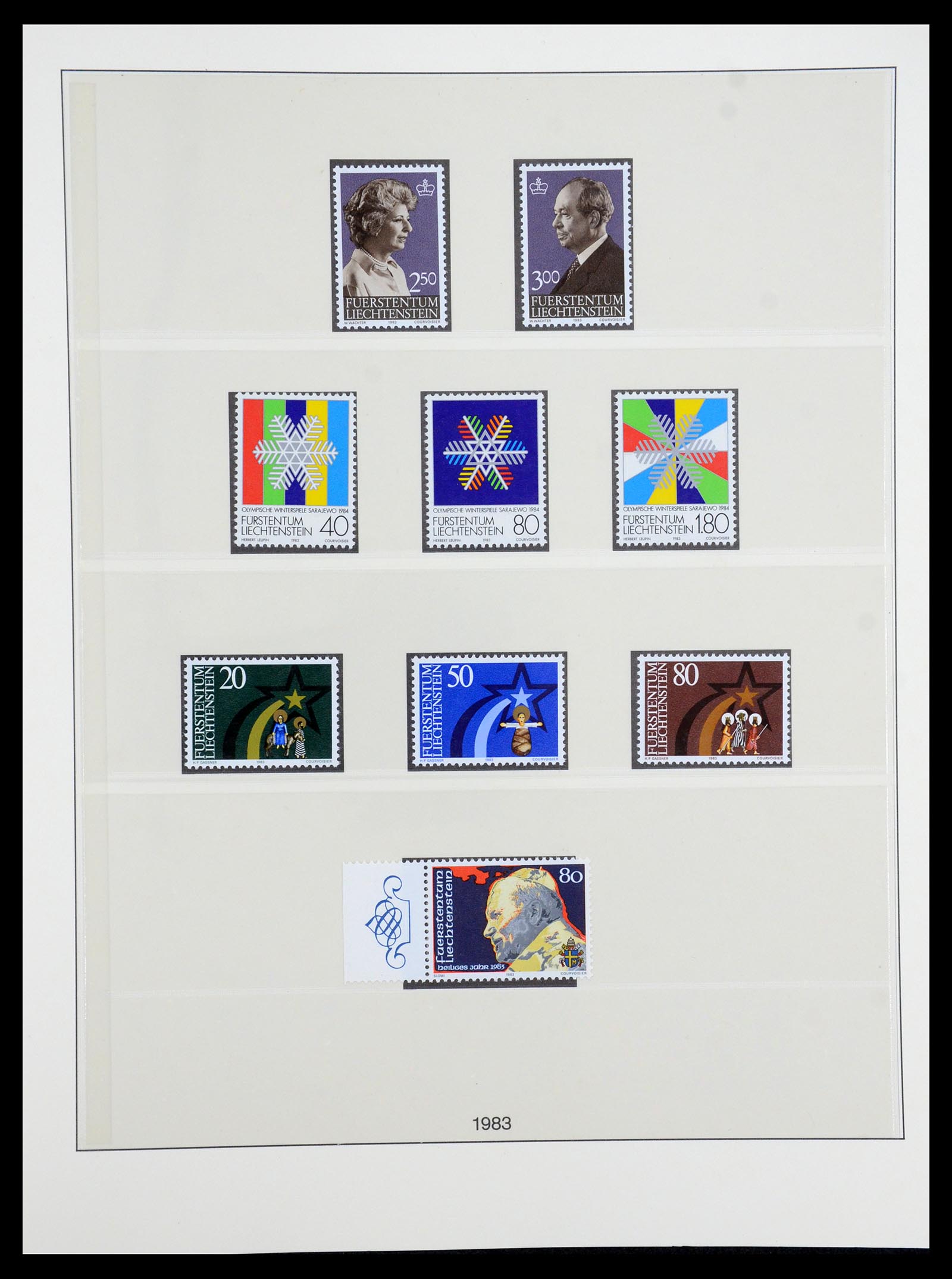35188 029 - Stamp Collection 35188 Liechtenstein 1971-2012.