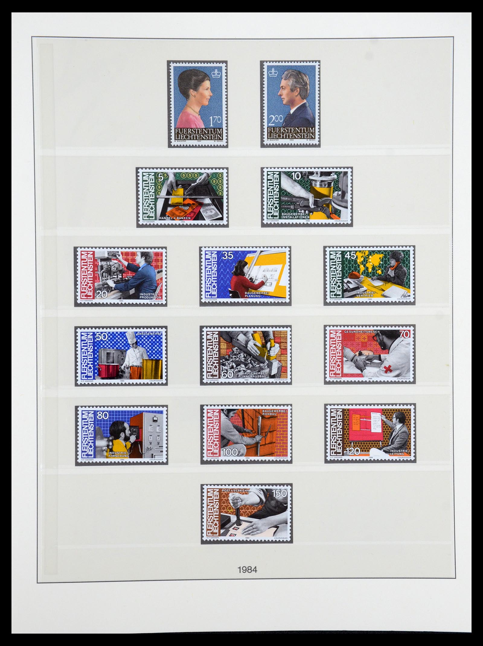 35188 031 - Postzegelverzameling 35188 Liechtenstein 1971-2012.